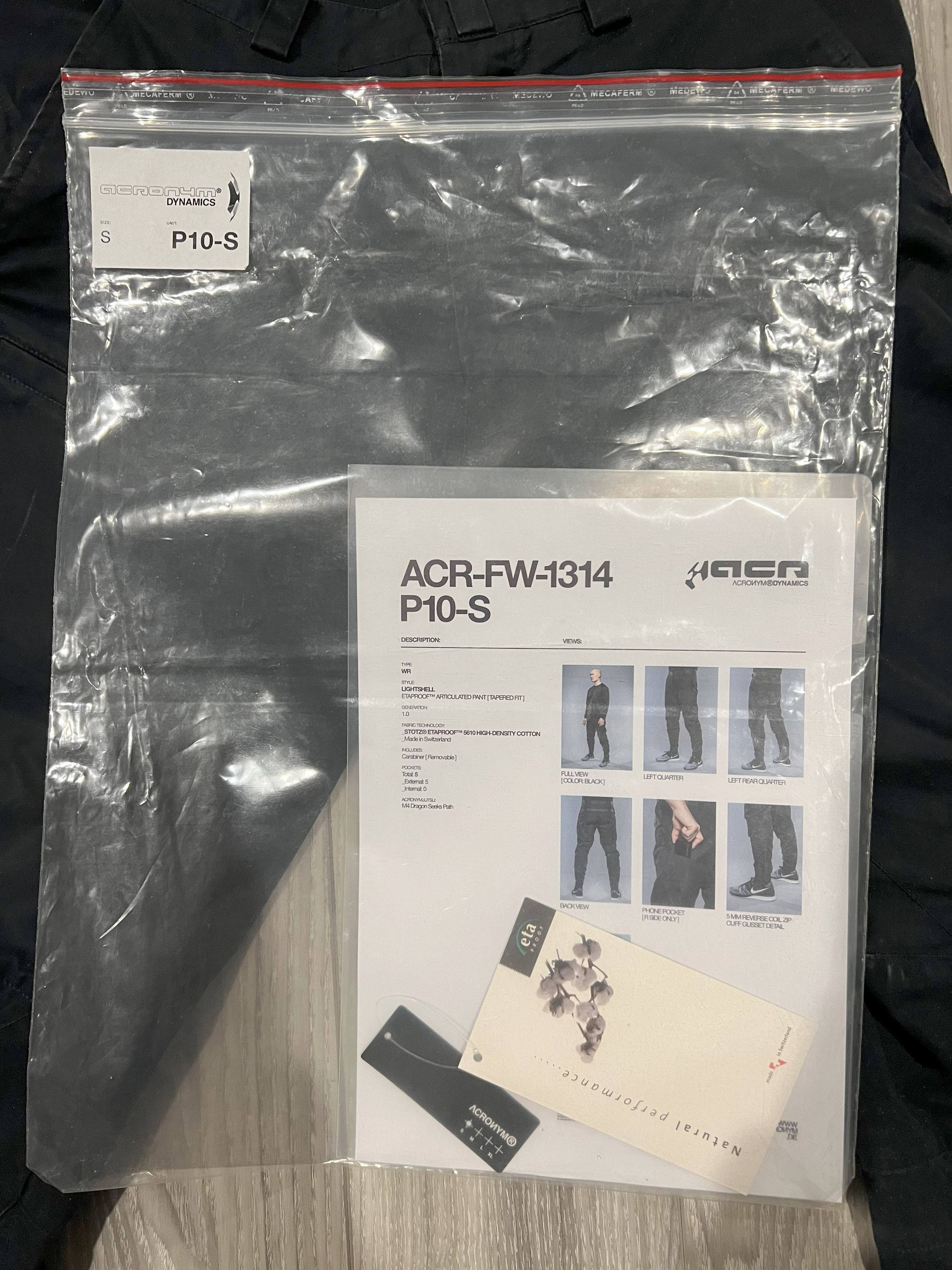 Acronym ACRONYM P-10S FW-1314 Size US 30 / EU 46 - 3 Thumbnail