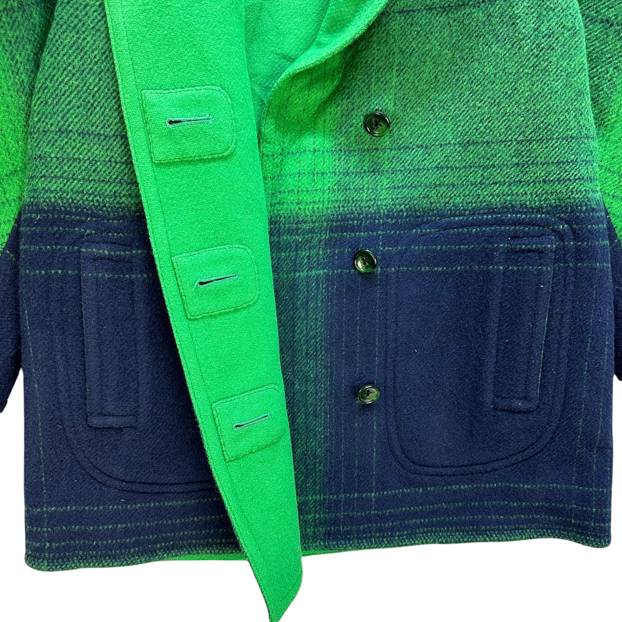 Japanese Brand NOBUO BOUTIQE Boho Wool Coat Jacket #A63-1523 Size M / US 6-8 / IT 42-44 - 6 Thumbnail