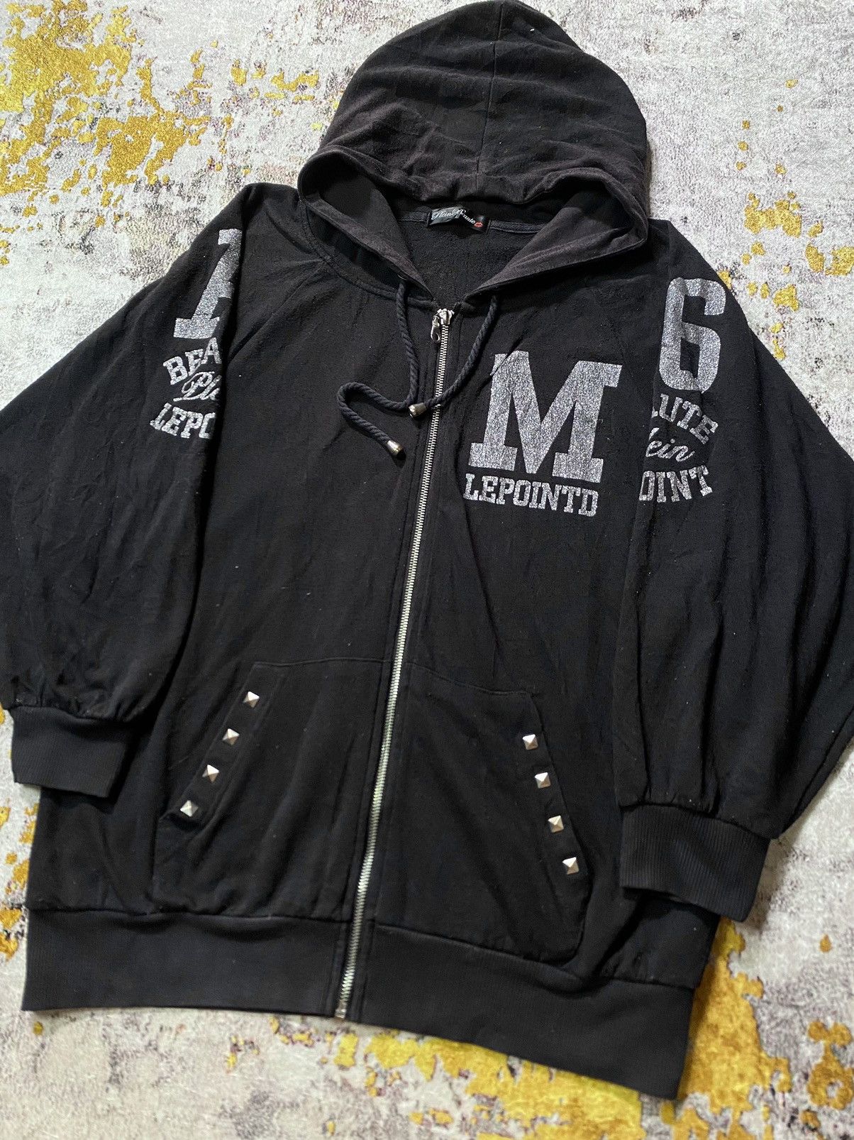 If Six Was Nine × Japanese Brand × Le Grande Bleu (L.G.B.) Japanes Plein Beaute studded hoodie gothic style Size L / US 10 / IT 46 - 3 Thumbnail