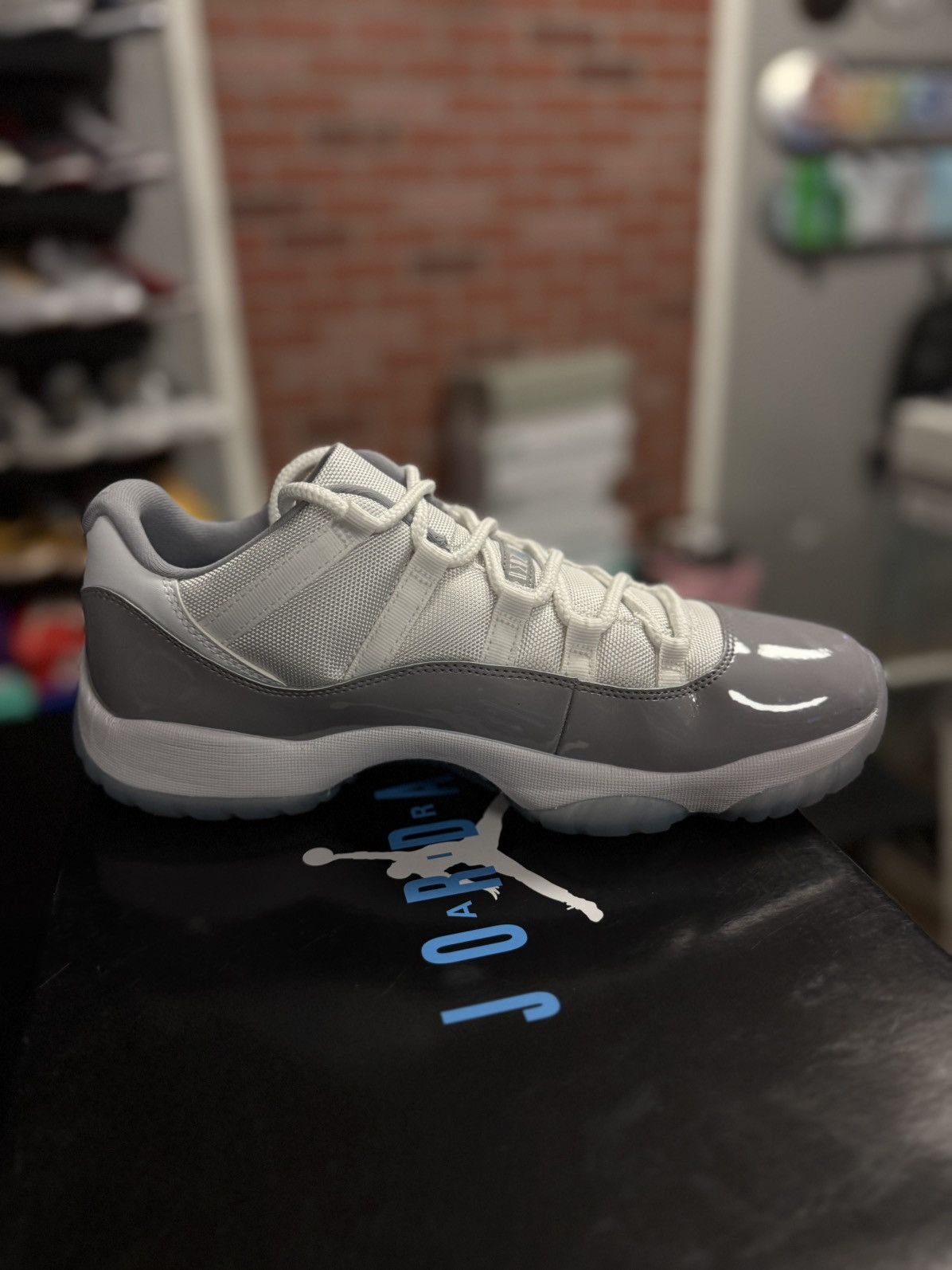 Jordan Brand × Nike Jordan 11 Low Grey Size 11 W Box Clean Condition (AV2187-140 Size US 11 / EU 44 - 10 Thumbnail