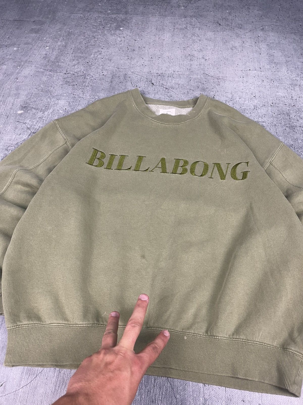 Billabong Vintage Billabong Hoodie Sweater Big Logo Baggy Sweatshirt Size US M / EU 48-50 / 2 - 10 Thumbnail
