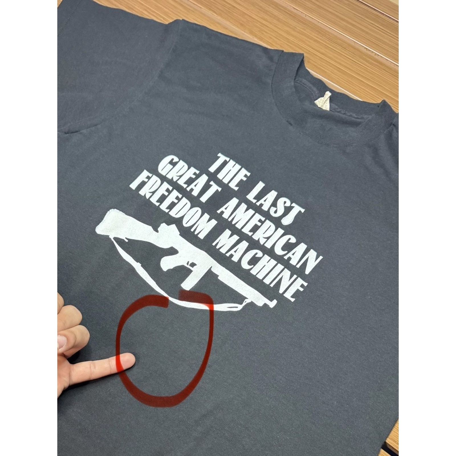 Other Vintage 80’s T-shirt "The Last American Machine" Mens Large Size US L / EU 52-54 / 3 - 8 Thumbnail