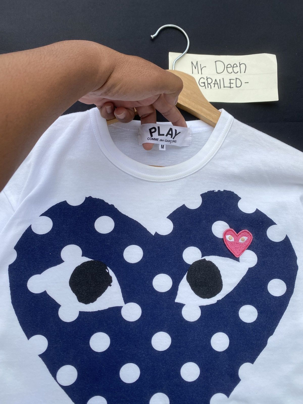 Comme des Garcons Play Comme Des Garcons T Shirt Polka Dot Big Logo Size US S / EU 44-46 / 1 - 8 Thumbnail