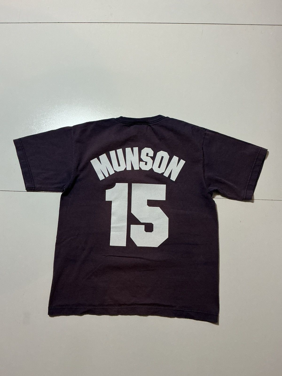 Majestic Majestic New York Yankees MLB Baseball Thurman Munson TShirt Size US M / EU 48-50 / 2 - 1 Thumbnail