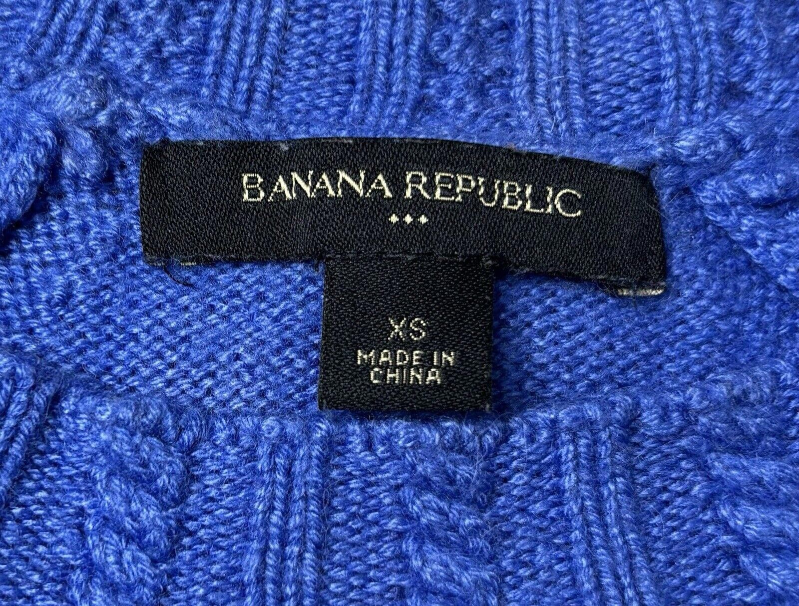 Banana Republic Banana Republic Sweater Women's XS Wool Cashmere Blend Cable Size XS / US 0-2 / IT 36-38 - 2 Thumbnail