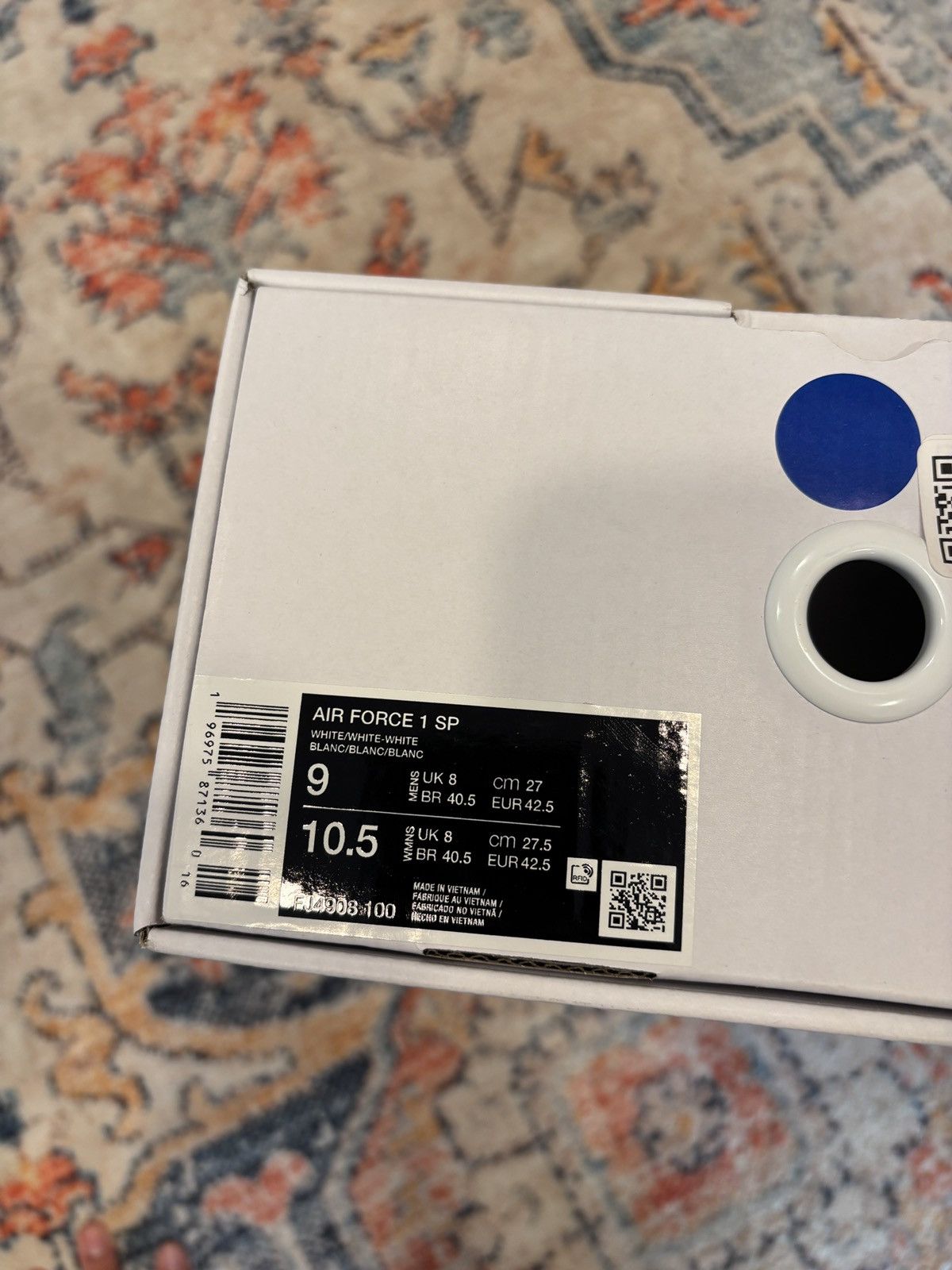 1017 ALYX 9SM Alyx Nike Air Force 1 Low SP White Size US 9 / EU 42 - 9 Thumbnail