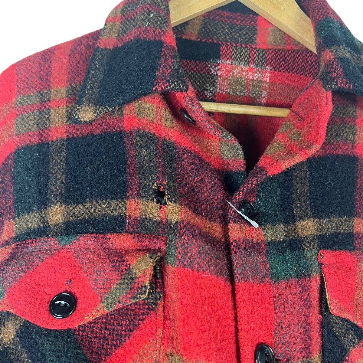 Vintage 50s Vintage wool plaid cpo shirt Jacket Size US M / EU 48-50 / 2 - 7 Thumbnail