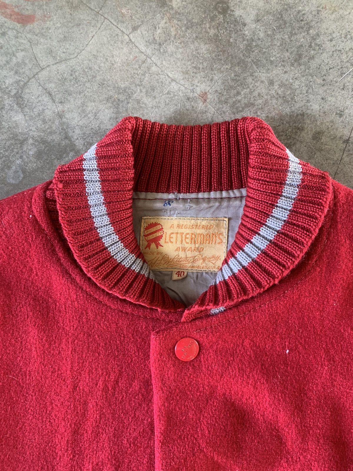 Vintage Vintage Letterman award jacket 1950’s - 1960’s Size US L / EU 52-54 / 3 - 5 Thumbnail