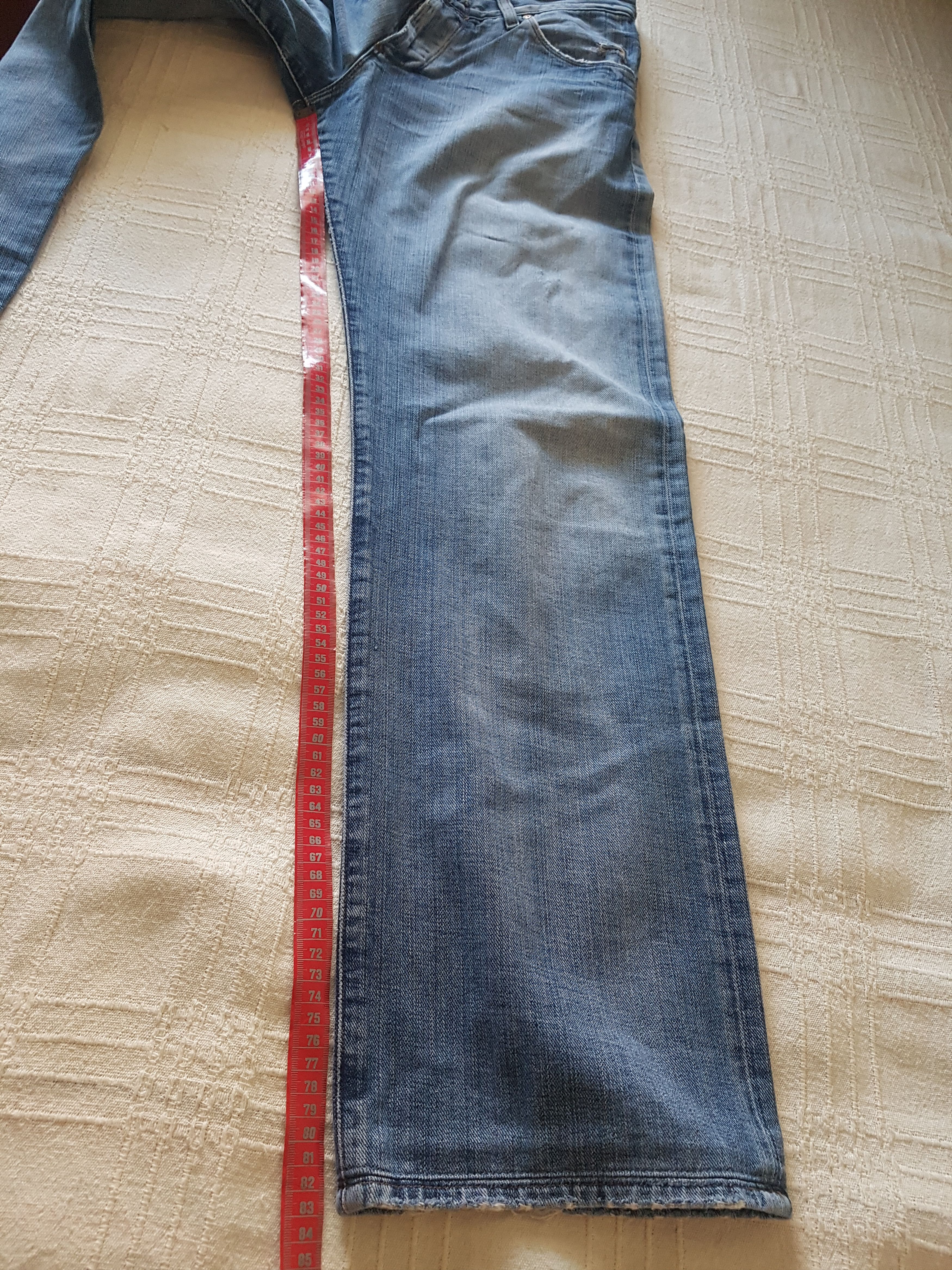 Lee Gold Label 101B Cinch Back Half Selvedge Cowboy Jeans Buckle Size US 32 / EU 48 - 12 Thumbnail