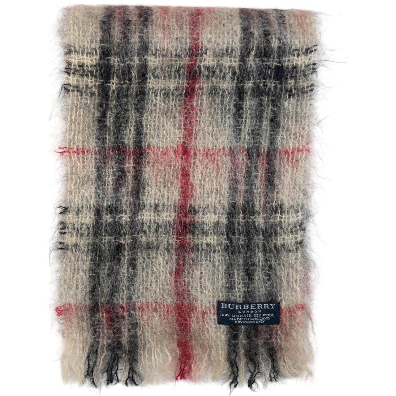 Burberry Vintage Burberry Nova Check Mohair Scarf Size ONE SIZE - 1 Thumbnail
