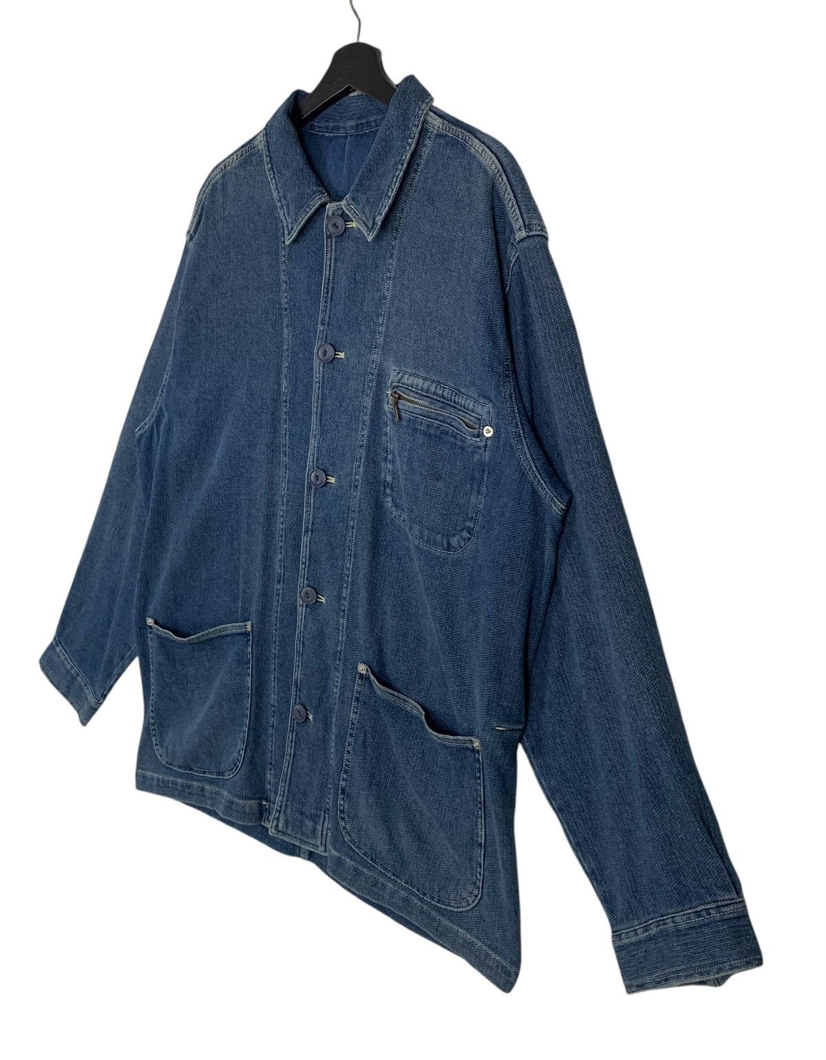 Japanese Brand Vintage Kearney House Brand WorkWear Button Denim Jacket Size US L / EU 52-54 / 3 - 4 Thumbnail