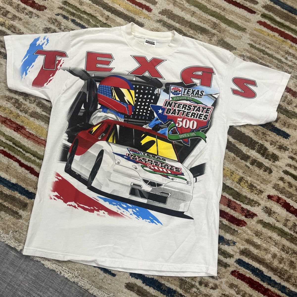 Chase Authentics × NASCAR × Vintage VTG 1997 Mark Martin Texas AOP Made In USA Size US XL / EU 56 / 4 - 1 Thumbnail