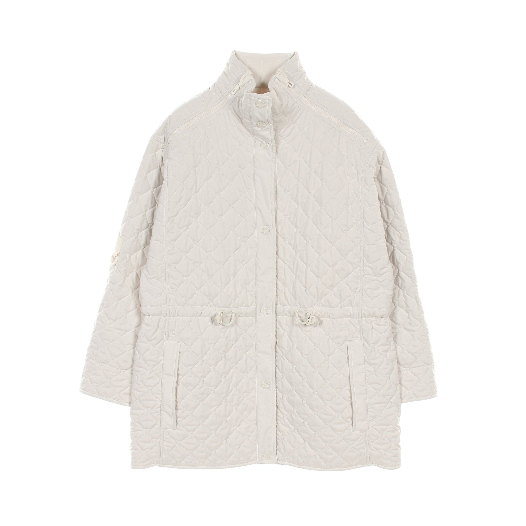 Hermes Hermes Quilted Coat Cashmere White Size ONE SIZE - 1 Thumbnail