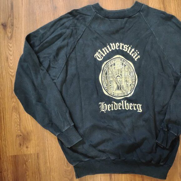 Other Vintage 80s Heidelberg University Seal Crewneck Sweatshirt Size US L / EU 52-54 / 3 - 2 Thumbnail