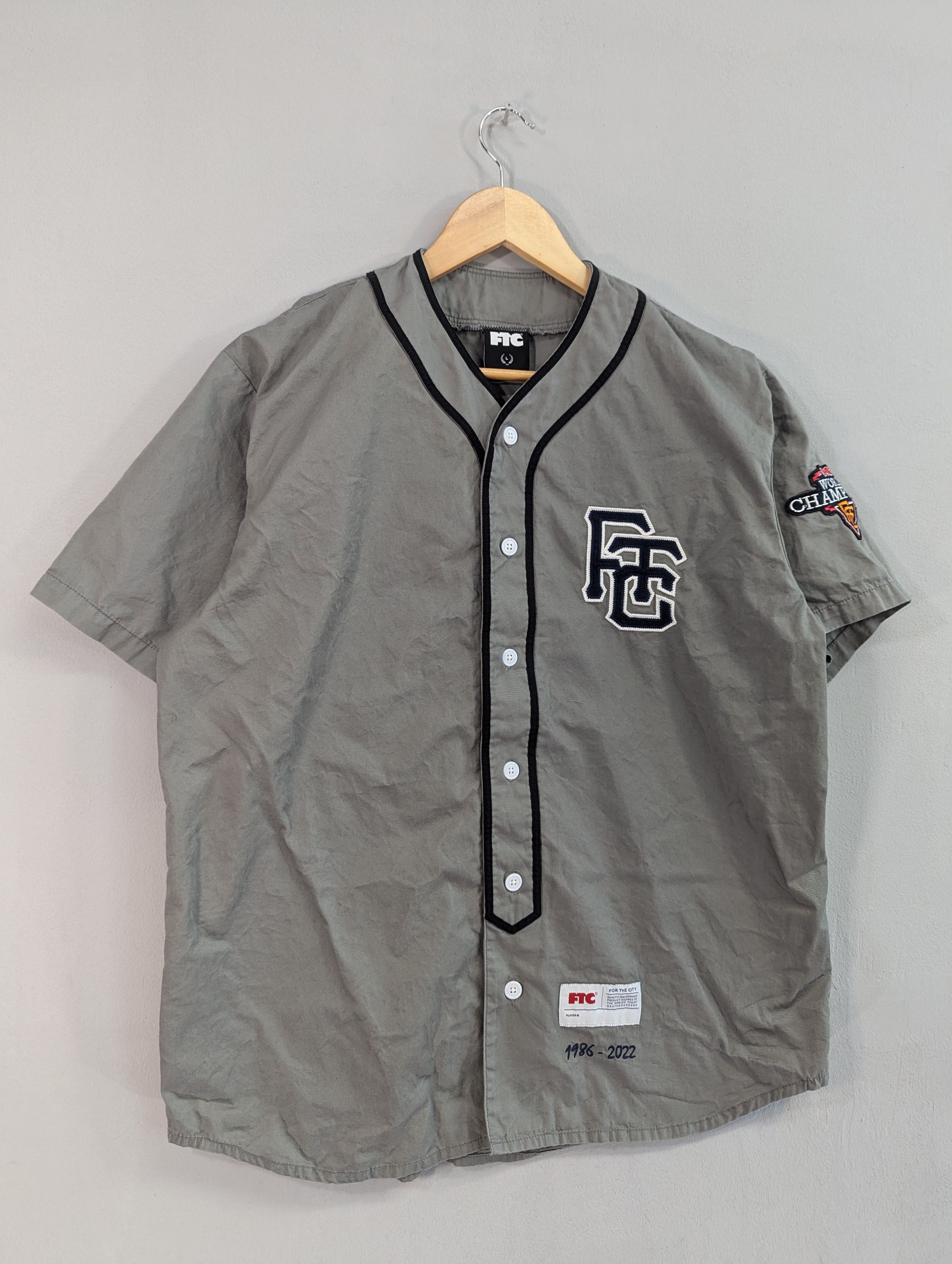 FTC FTC Skateboarding Short Sleeve Baseball Shirt Size L Size US L / EU 52-54 / 3 - 3 Thumbnail