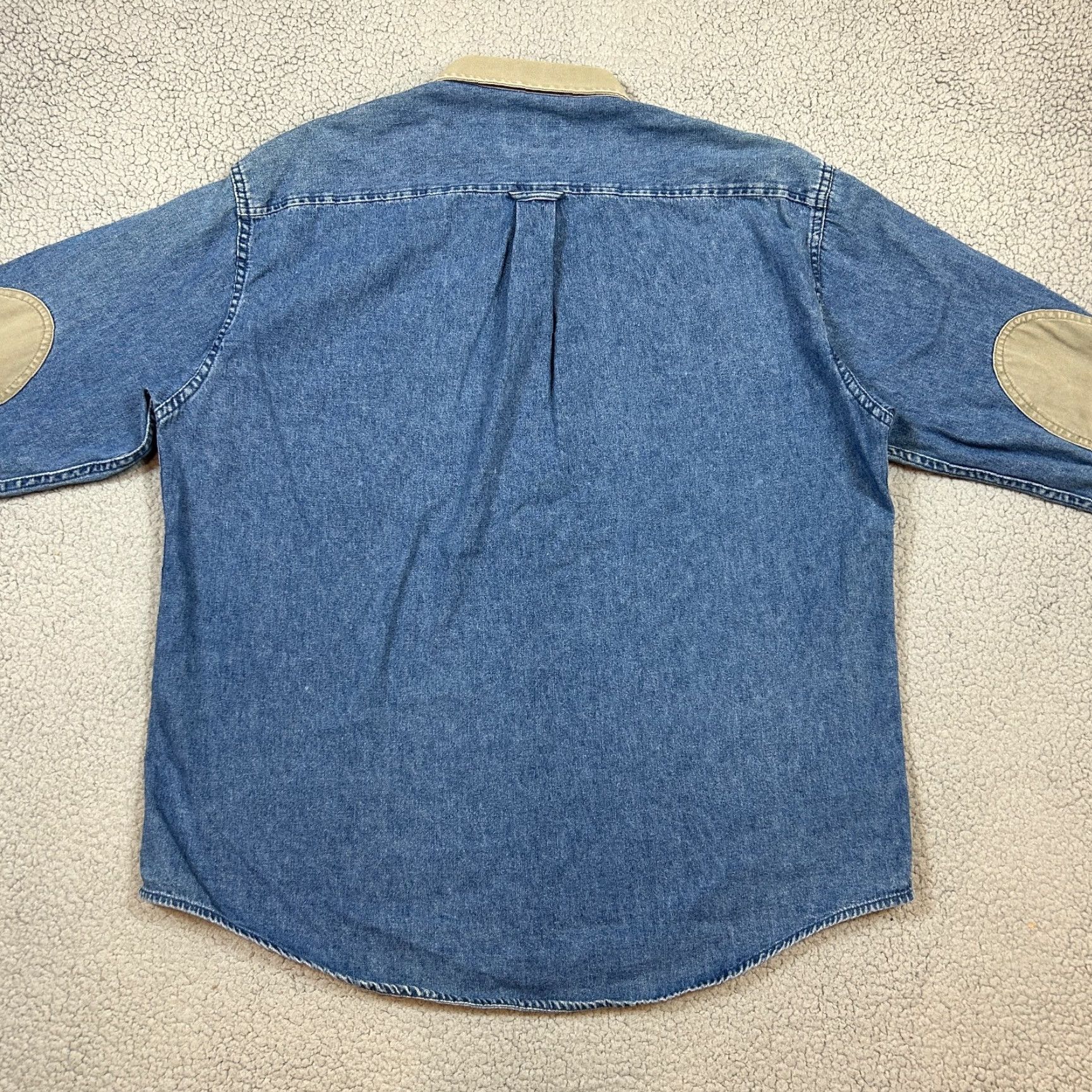 Vintage VINTAGE Cabela's Mens Large Long Sleeve Denim Shirt Button-Up VTG Size US L / EU 52-54 / 3 - 5 Thumbnail