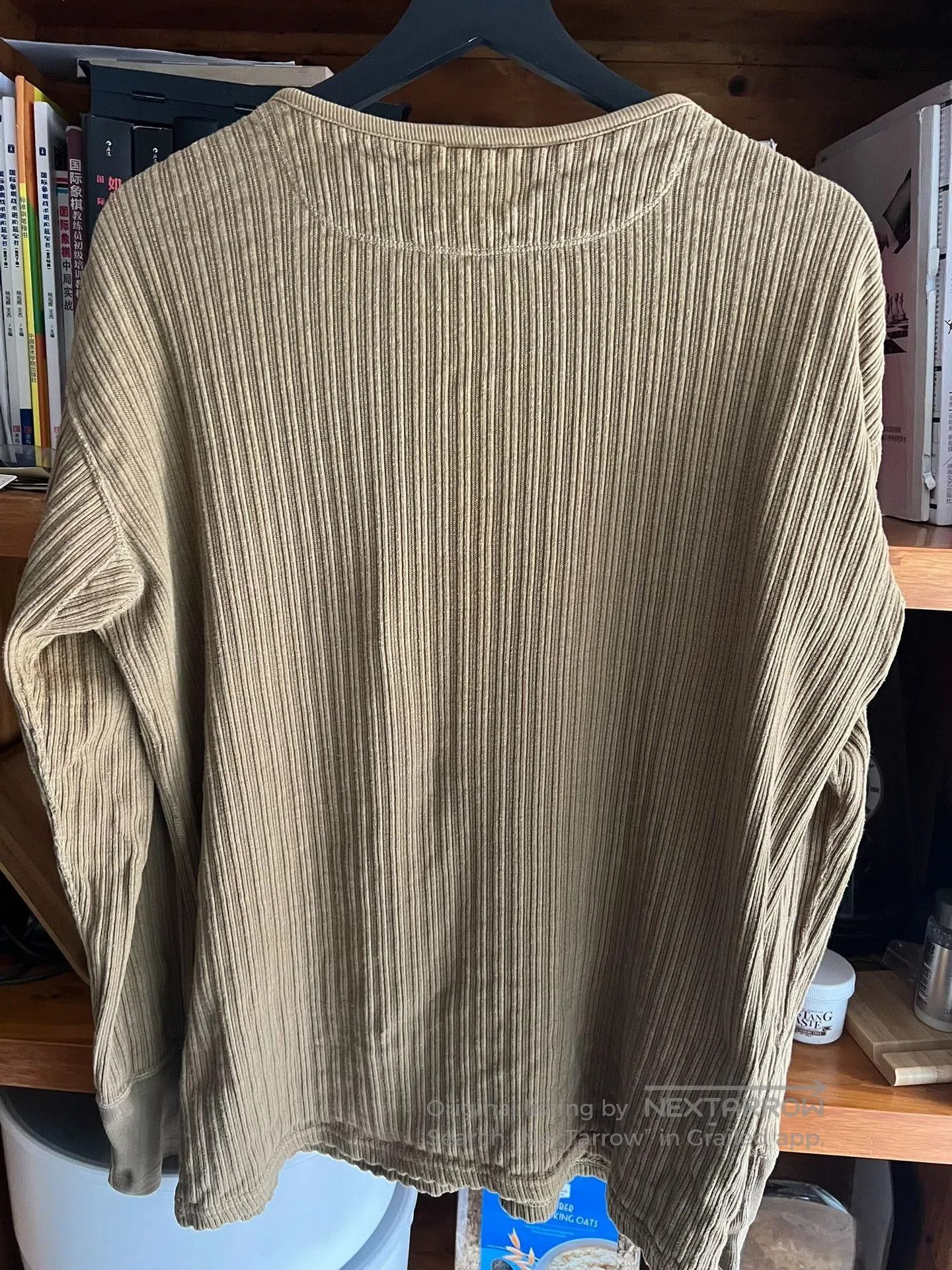 The Real McCoy's The Real McCoy Vintage Henley Long. Size US XXS / EU 40 - 8 Thumbnail