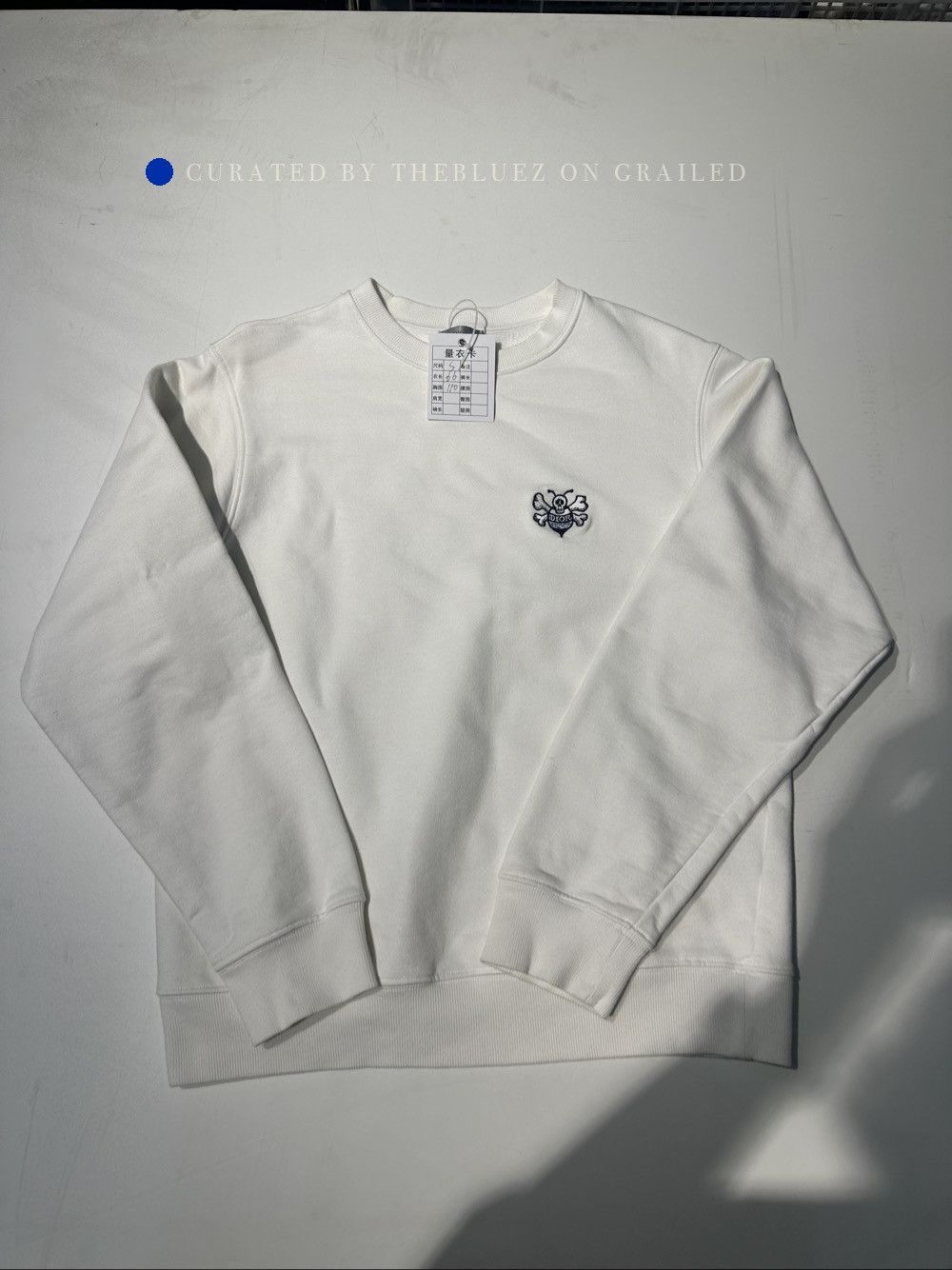 Dior White Embroidered Bee Sweatshirt Size US S / EU 44-46 / 1 - 1 Thumbnail