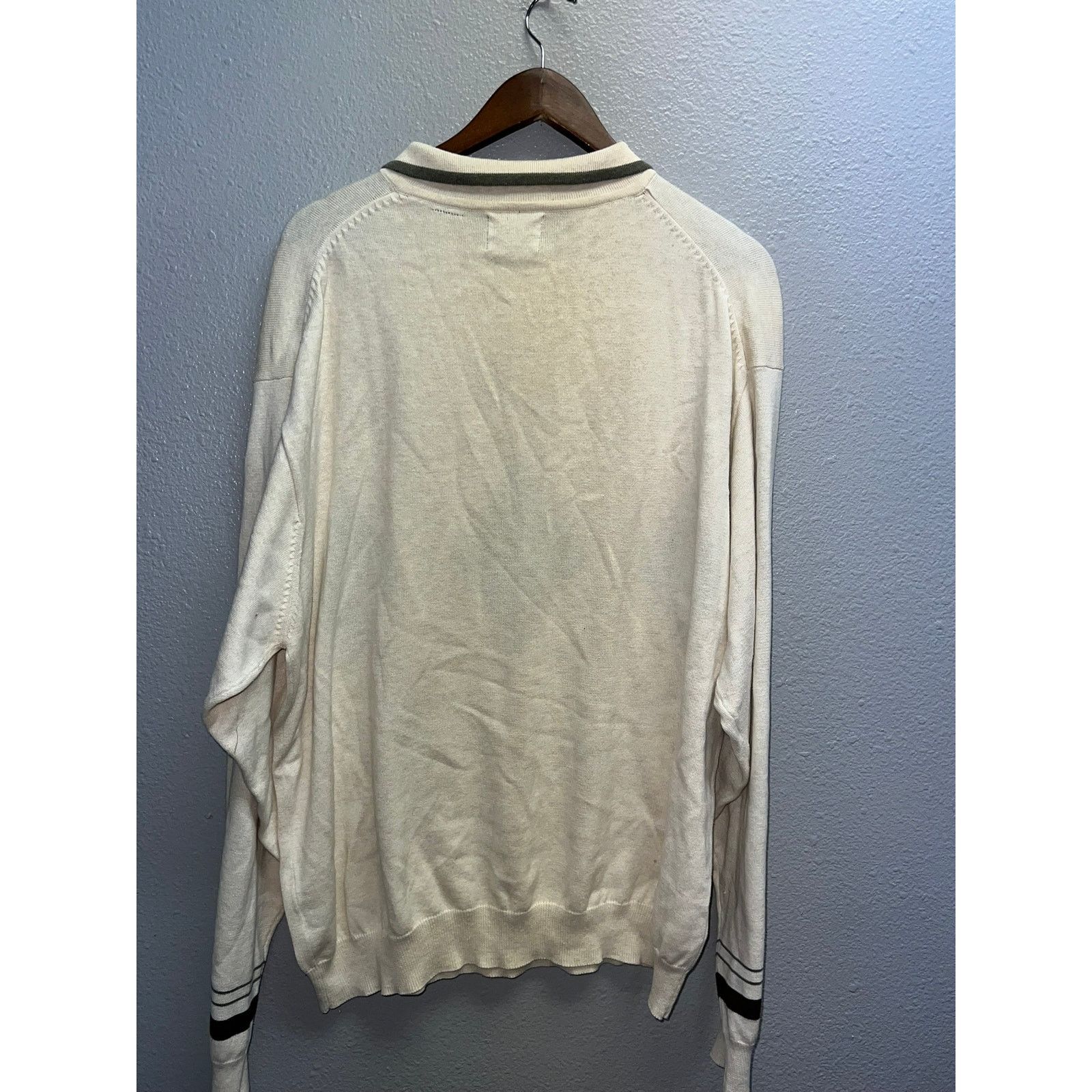 Greg Norman Greg Norman Sweater Collection Shark Logo White Pullover XL Size US XL / EU 56 / 4 - 7 Thumbnail
