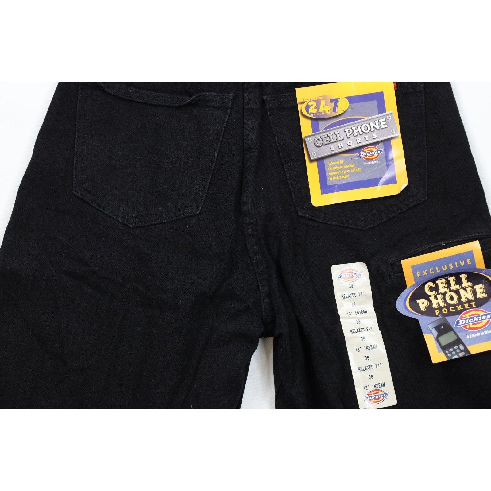 Dickies × Vintage Deadstock Vintage Y2K 2001 Dickies Relaxed Fit Denim Shorts Size US 30 / EU 46 - 10 Thumbnail