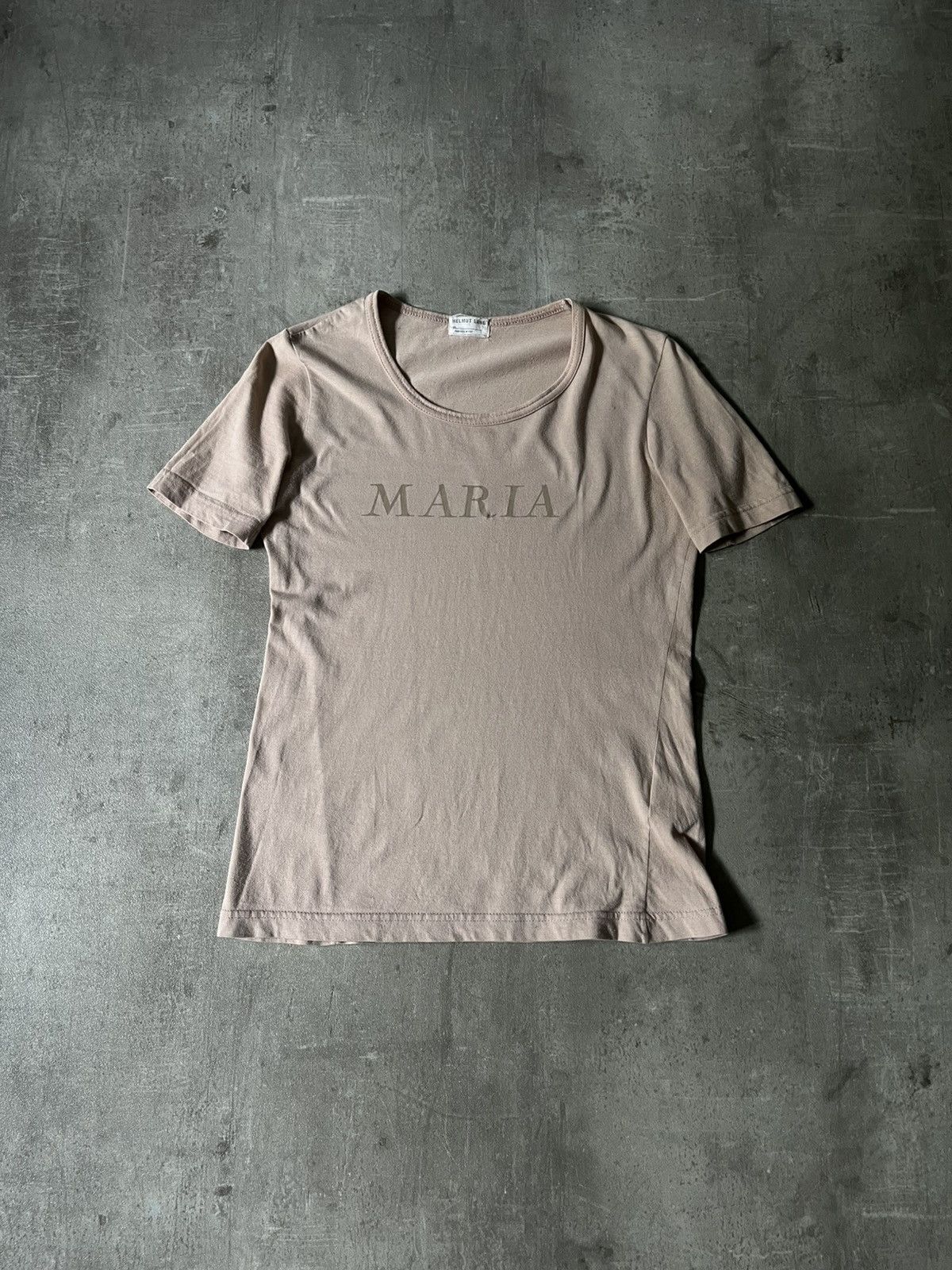 Helmut Lang Archival Helmut Lang 1997 Maria T-shirt beige Size US M / EU 48-50 / 2 - 1 Thumbnail