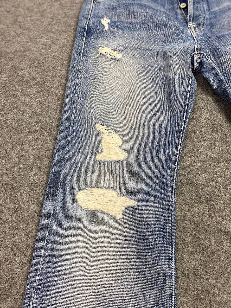 7 For All Mankind 7 for all mankind standard cut distressed denim nice design Size US 32 / EU 48 - 10 Thumbnail