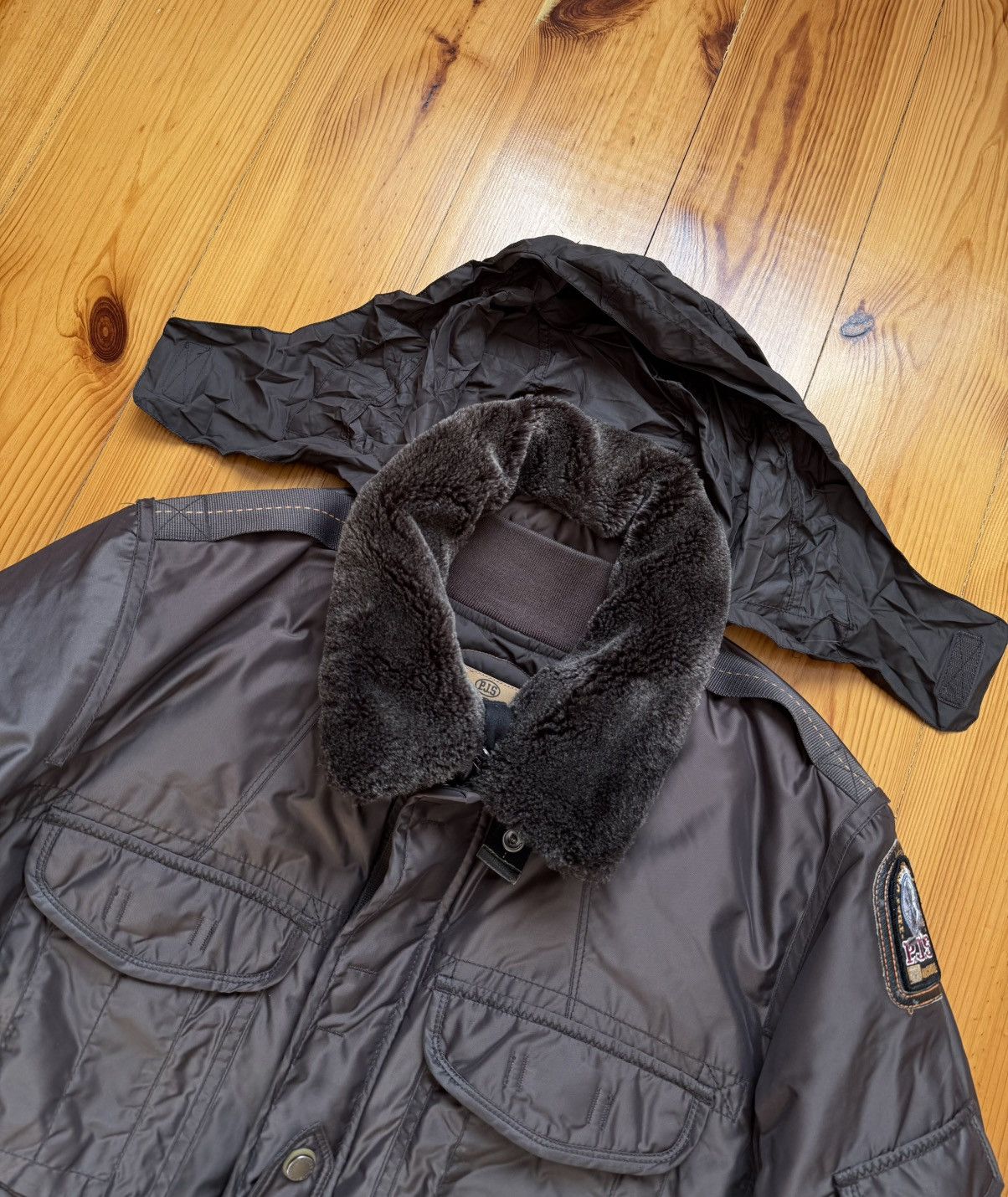 Parajumpers Parajumpers Jacket Nylon Fur Collar Removable Liner Men’s Size US XXL / EU 58 / 5 - 4 Thumbnail