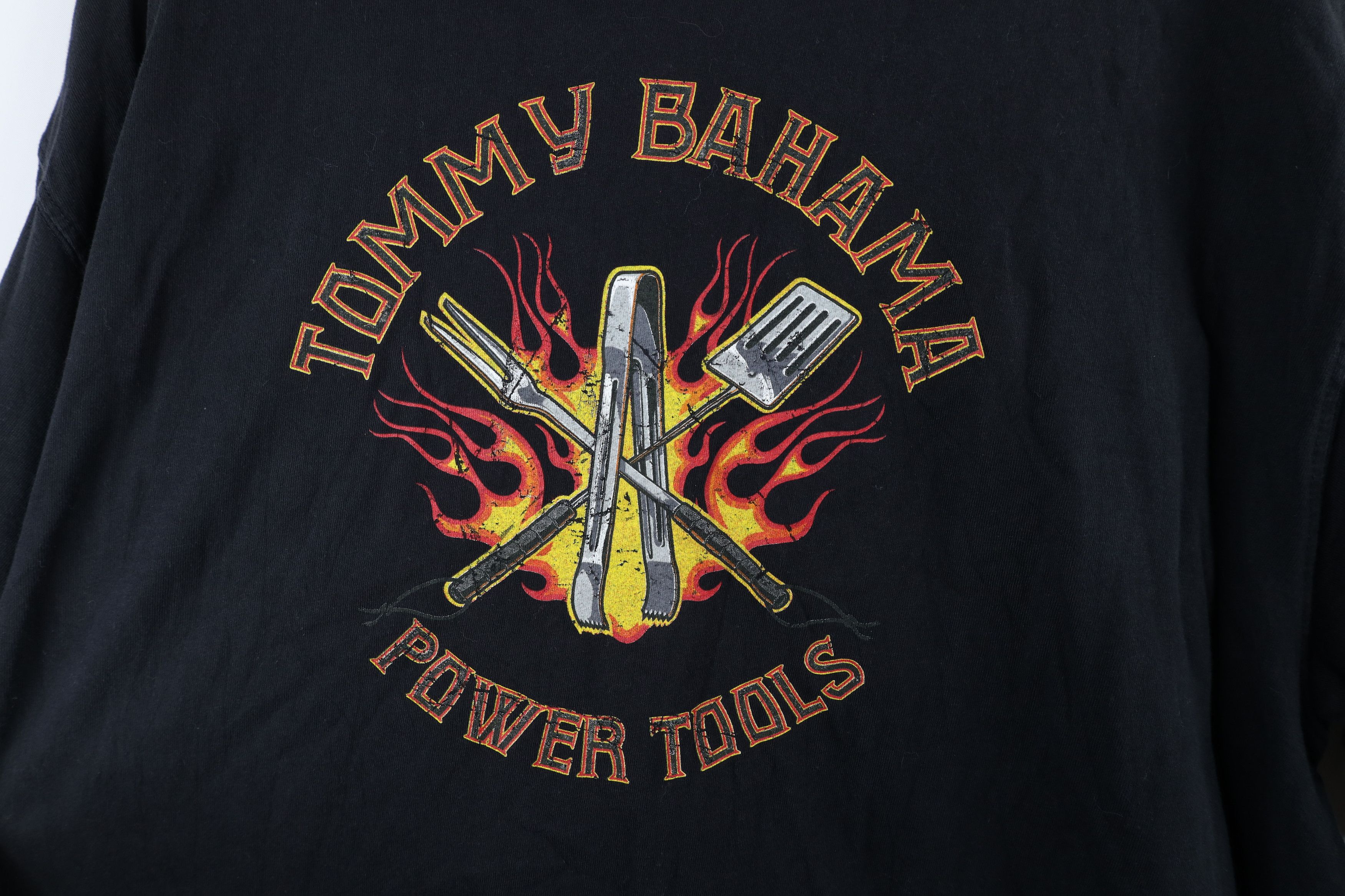 Tommy Bahama × Vintage Vintage Tommy Bahama Relax Fire Flames Grilling T-Shirt Size US L / EU 52-54 / 3 - 11 Thumbnail
