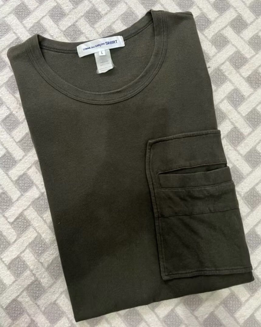 Comme des Garcons SHIRT Vintage Comme Des Garcons Tshirt CDG Pocket Army Tee Size US L / EU 52-54 / 3 - 2 Thumbnail