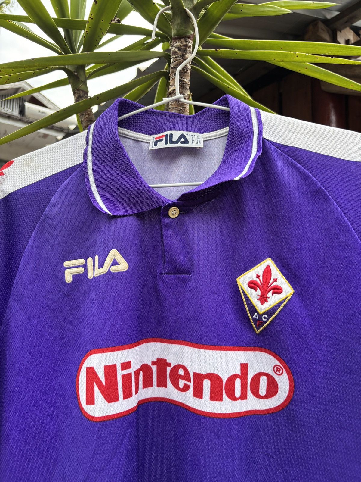 Fila Fila X Nintendo Fila Fiorentina Florence Italy Size US XL / EU 56 / 4 - 2 Thumbnail