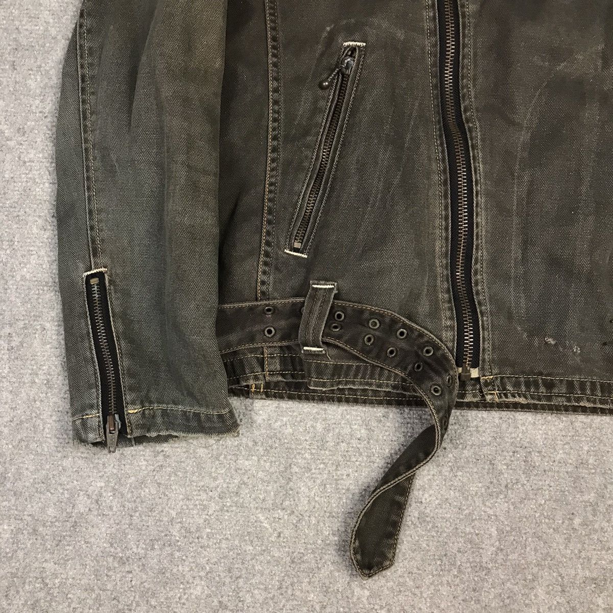 Edwin × If Six Was Nine × Tornado Mart DOUBLE COLLAR BLACK FADED EDWIN JAPAN PUNK STYLE JACKET Size US M / EU 48-50 / 2 - 3 Thumbnail