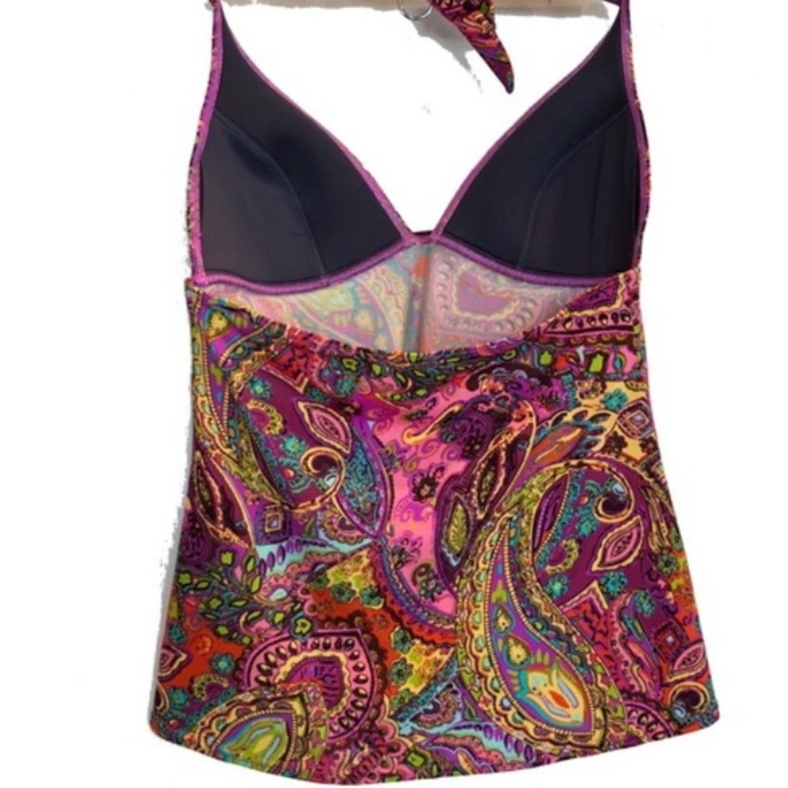 Victoria's Secret Victoria’s Secret Women's Medium Swim Tankini Top Purple Size M / US 6-8 / IT 42-44 - 9 Thumbnail