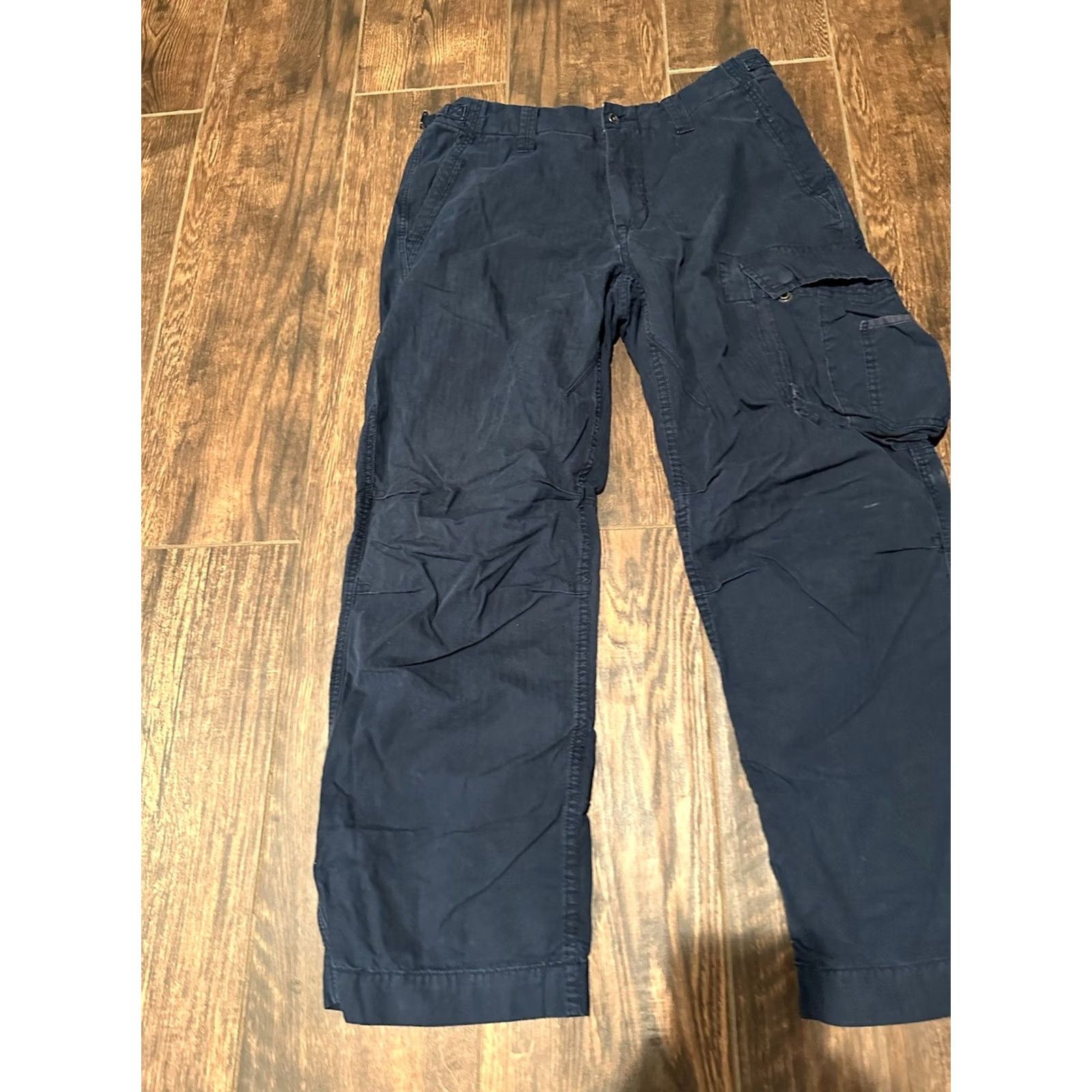 Vintage VINTAGE Polo Pants Mens 32 Blue Ralph Lauren Multi Pocket Cargo Size 32x29 Size US XS / EU 42 / 0 - 3 Thumbnail