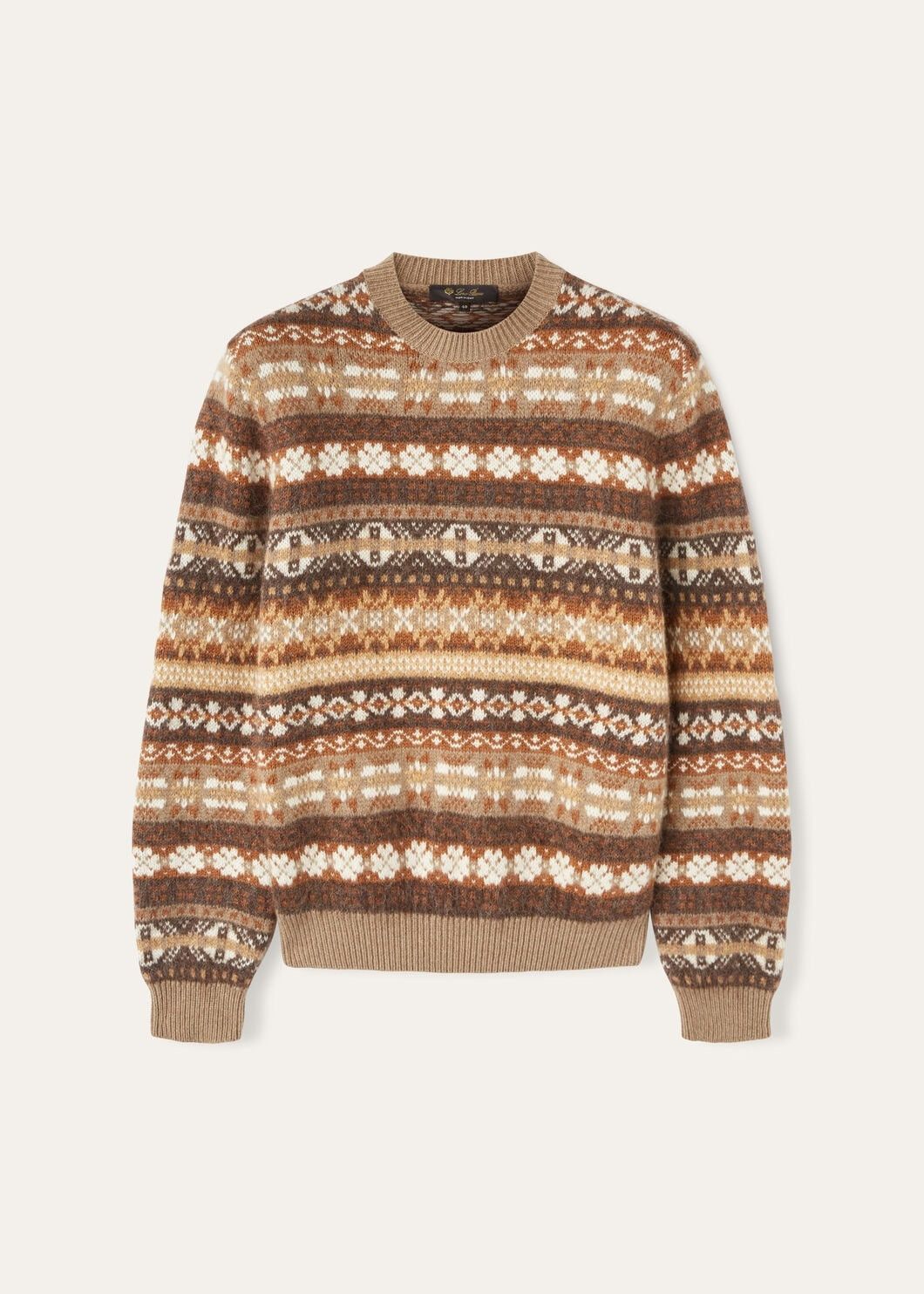 Loro Piana o1w1db10725 FAO2935 Scopello Crewneck Sweater in Multicolor Size US M / EU 48-50 / 2 - 1 Thumbnail