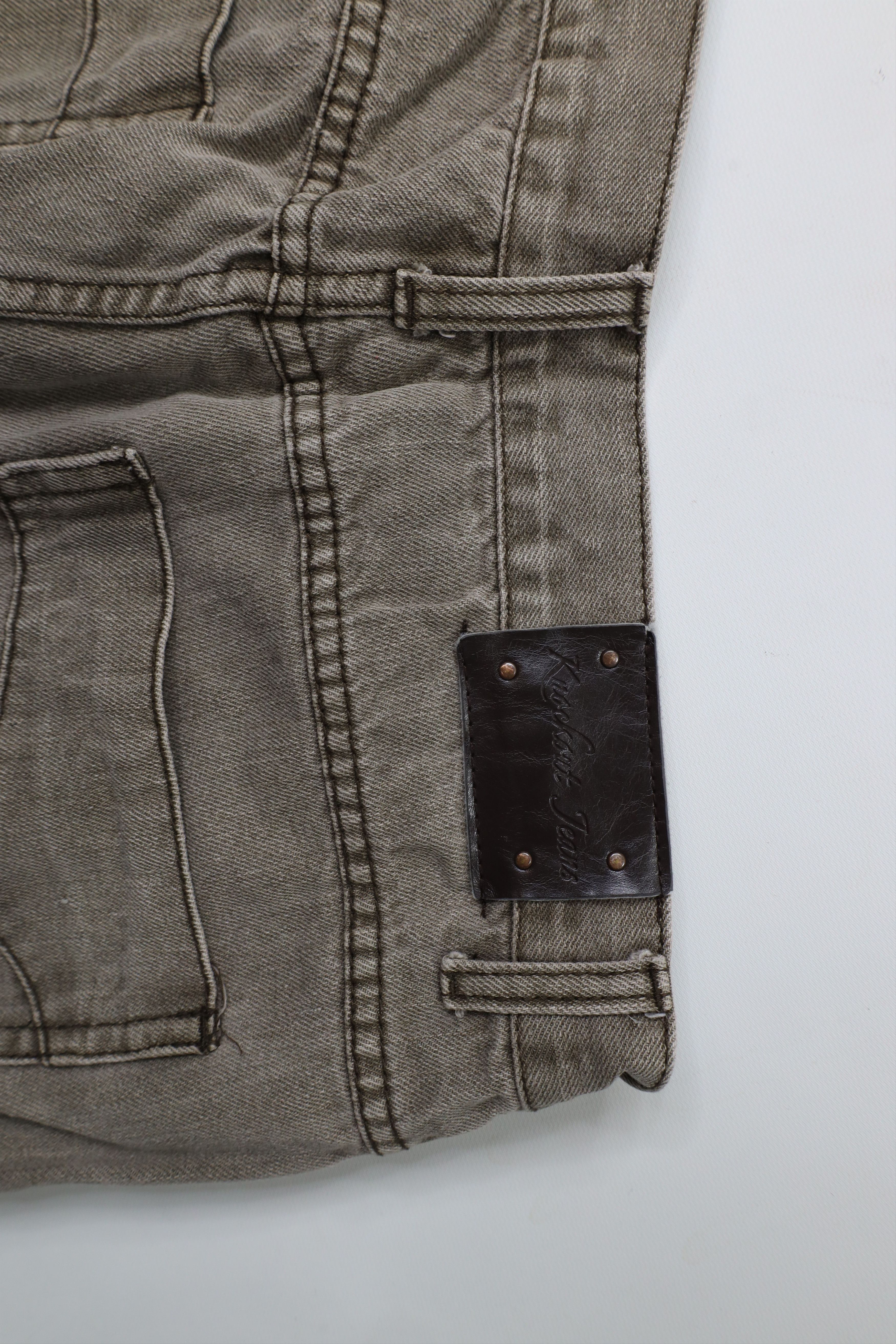 Vintage Vintage 90s Y2K Streetwear Straight Leg Denim Jeans Brown Size US 34 / EU 50 - 12 Thumbnail