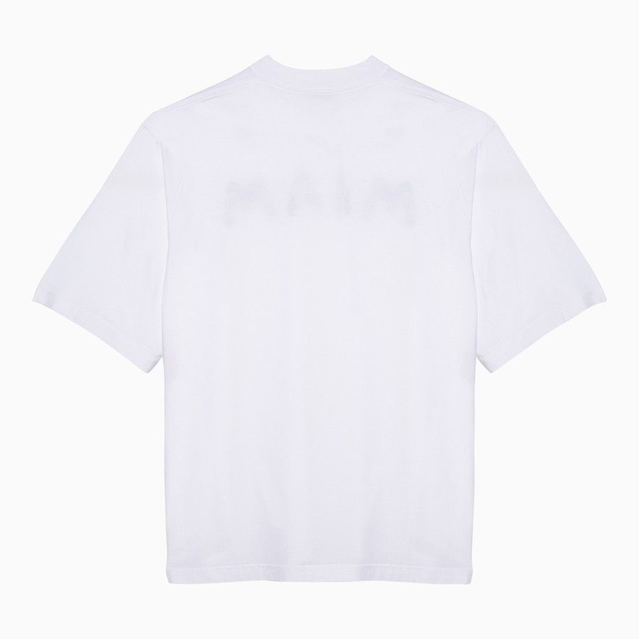 Marni o1d2blof0424 Logo T-Shirts in White Size US L / EU 52-54 / 3 - 2 Thumbnail