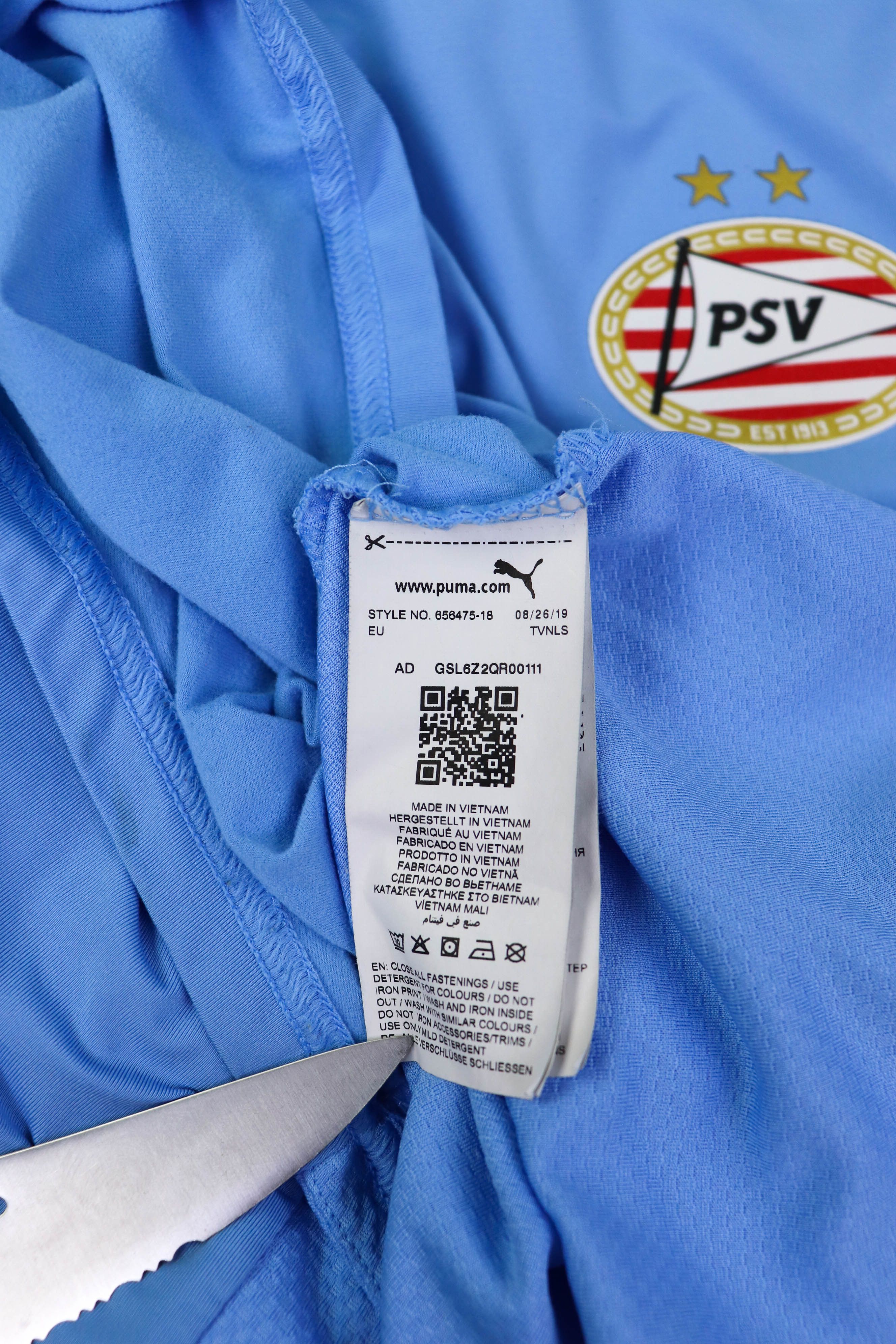 Puma Puma PSV Blue Long Sleeve DryCell Training Zip Top Rashguard Size US M / EU 48-50 / 2 - 10 Thumbnail