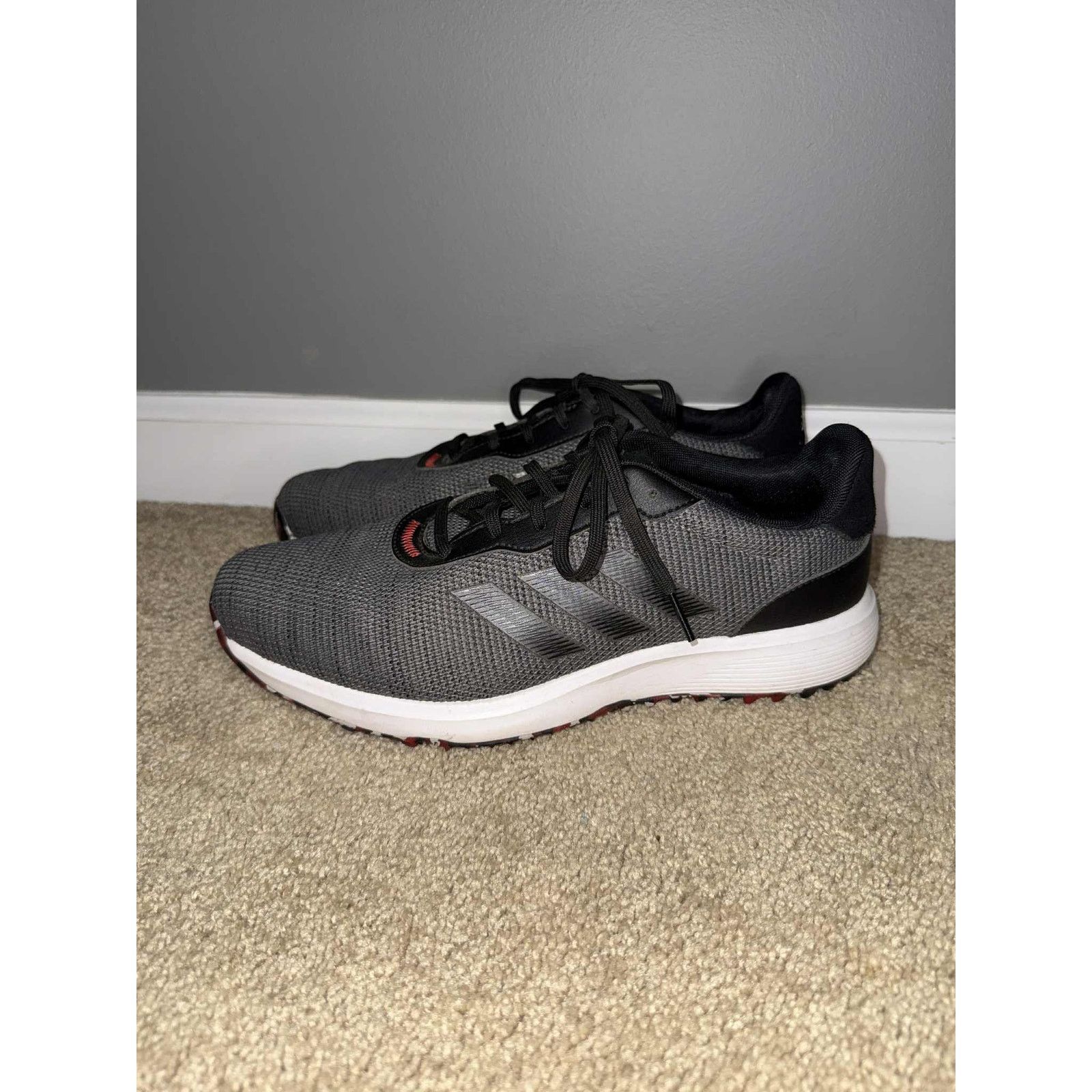 Adidas Adidas S2G Spikeless Golf Sneaker Shoes Grey Scarlet Men 9.5 Size US 9.5 / EU 42-43 - 4 Thumbnail