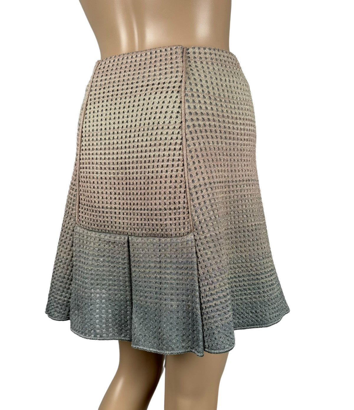 Missoni Missoni Knit Mini Skirt Multicolor Polyester-Metal size 38 Size 26" / US 2 / IT 38 - 12 Thumbnail