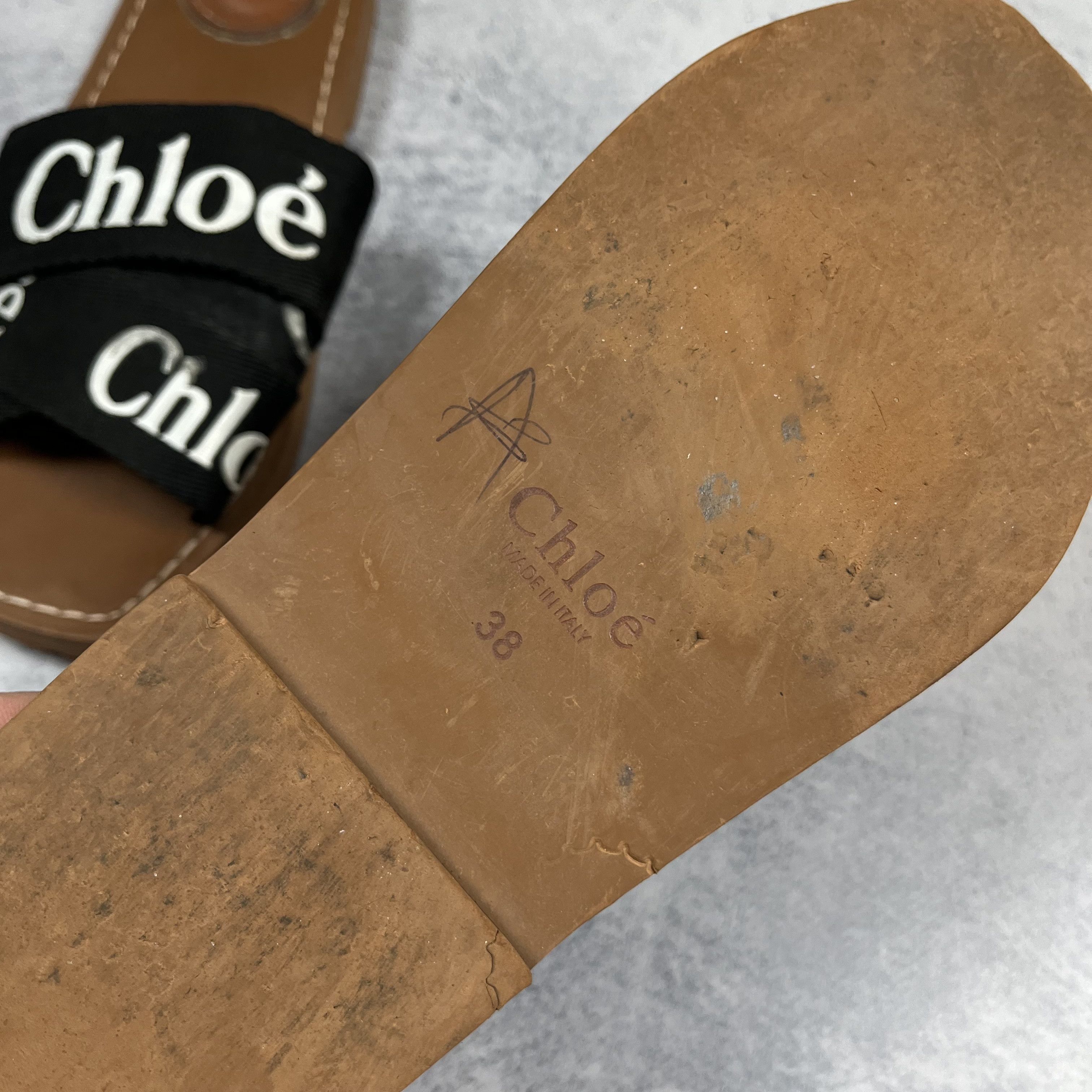Chloe Ladies Chloe Woody Slide Flat Size 38 Size US 7.5 / IT 37.5 - 17 Thumbnail