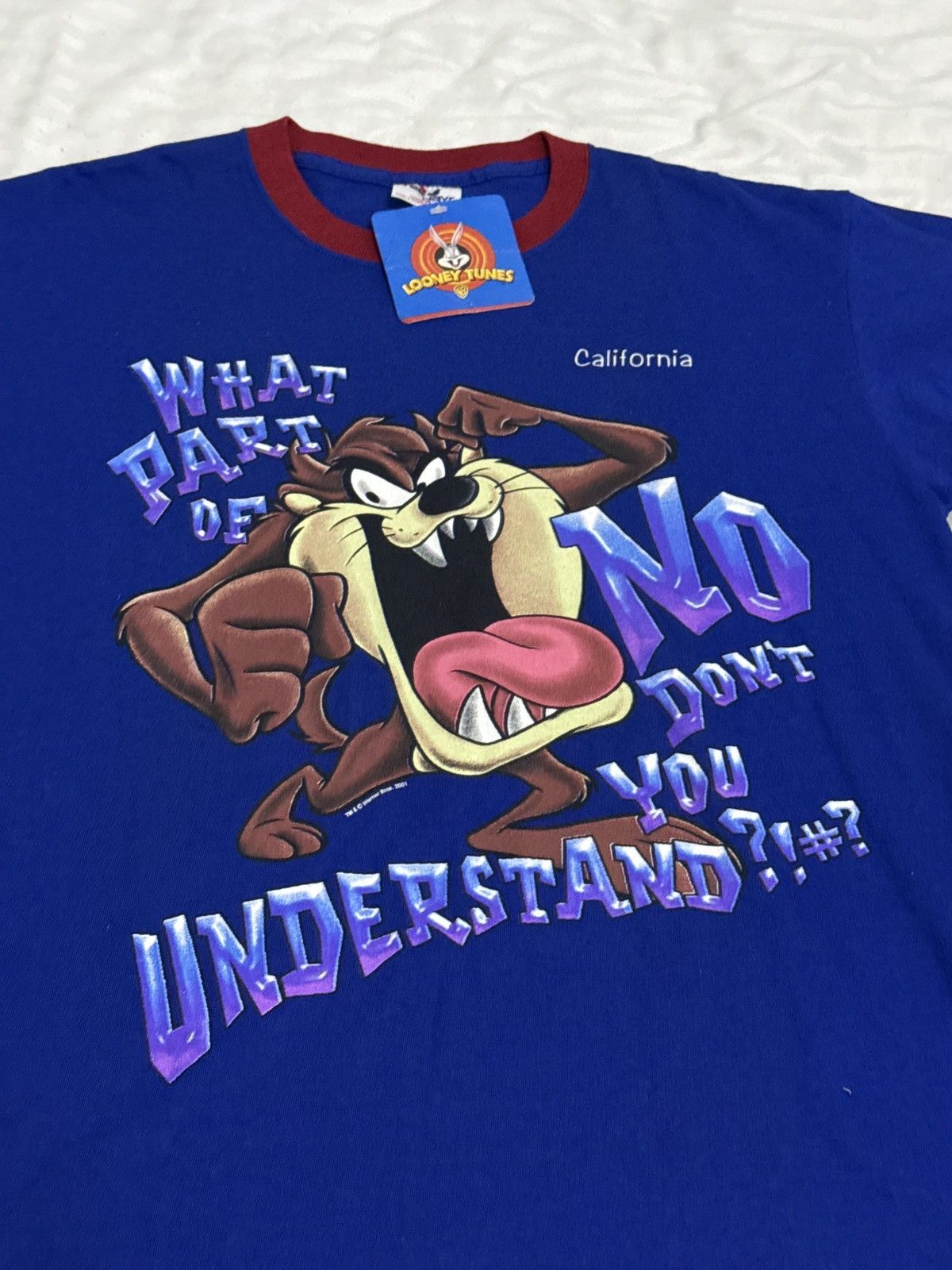 TEE JAYS Vintage Looney Tunes Tee Jays Taz Tee USA Made M Deadstock Size US M / EU 48-50 / 2 - 2 Thumbnail