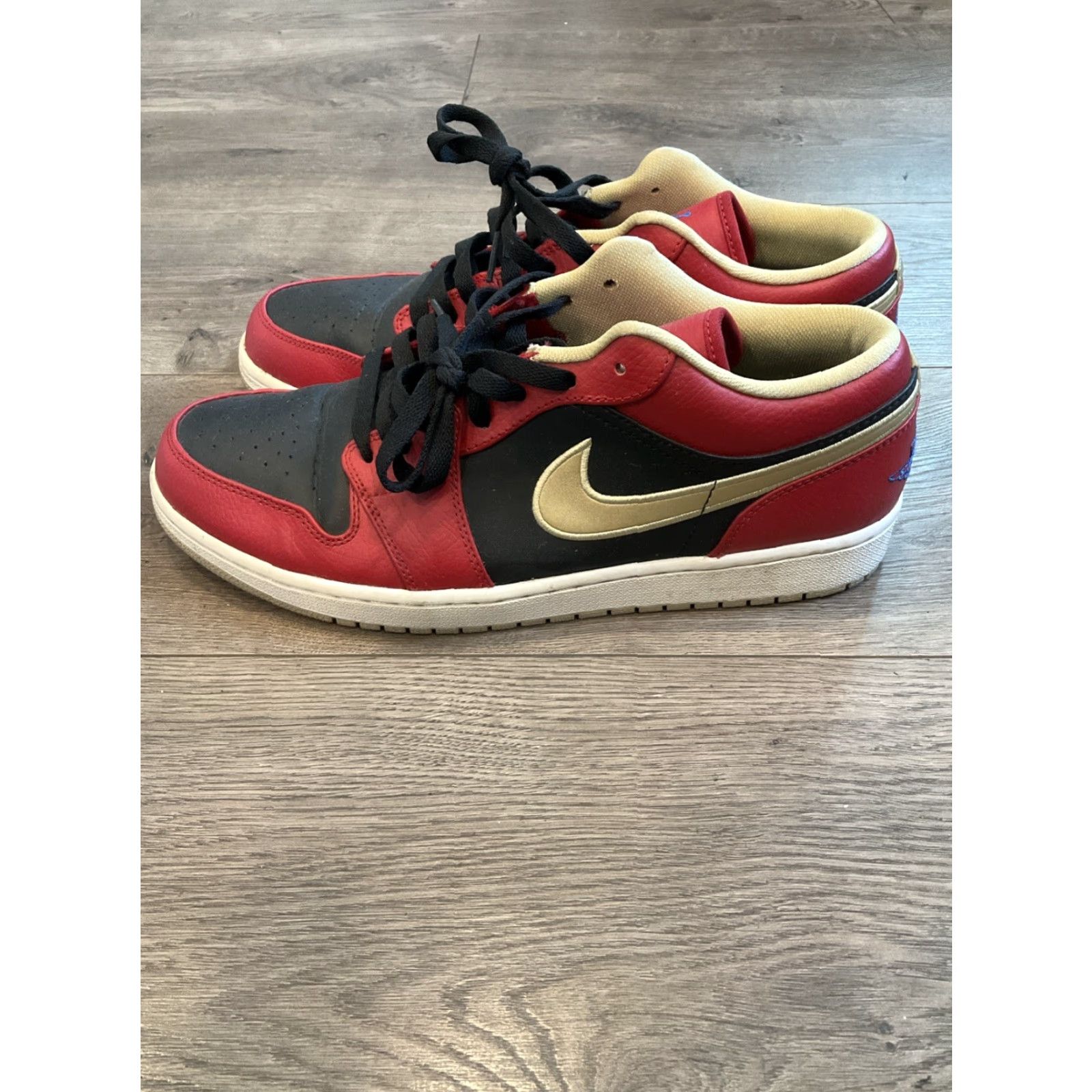 Jordan Brand Jordan 1 Low Gym Red Gold - Nike - Men’s Size 12 - Leather - Air Jordan - 2013 Release Size US 12 / EU 45 - 2 Thumbnail