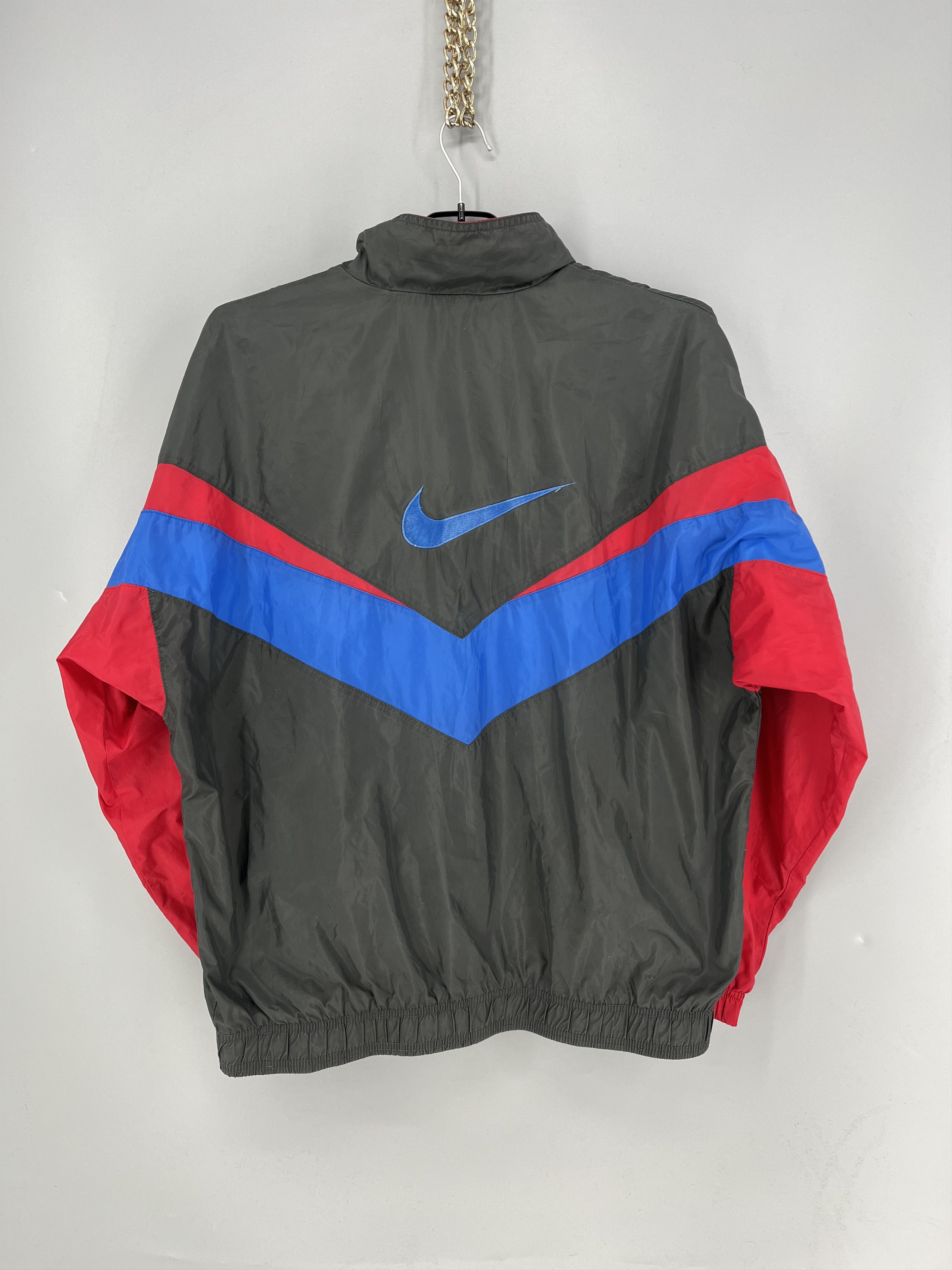 Nike Vintage Nike track jacket size M big logo swoosh Size US M / EU 48-50 / 2 - 10 Thumbnail