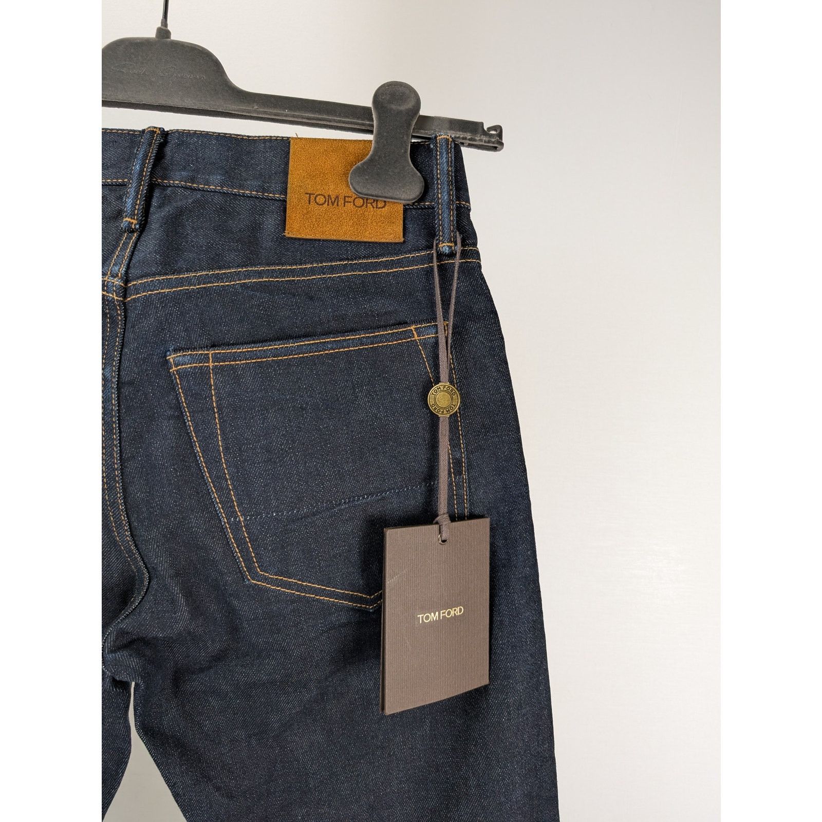 Tom Ford o1rshd1 Q:2 / Straight Denim Jeans in Blue 29 Size US 29 - 12 Thumbnail