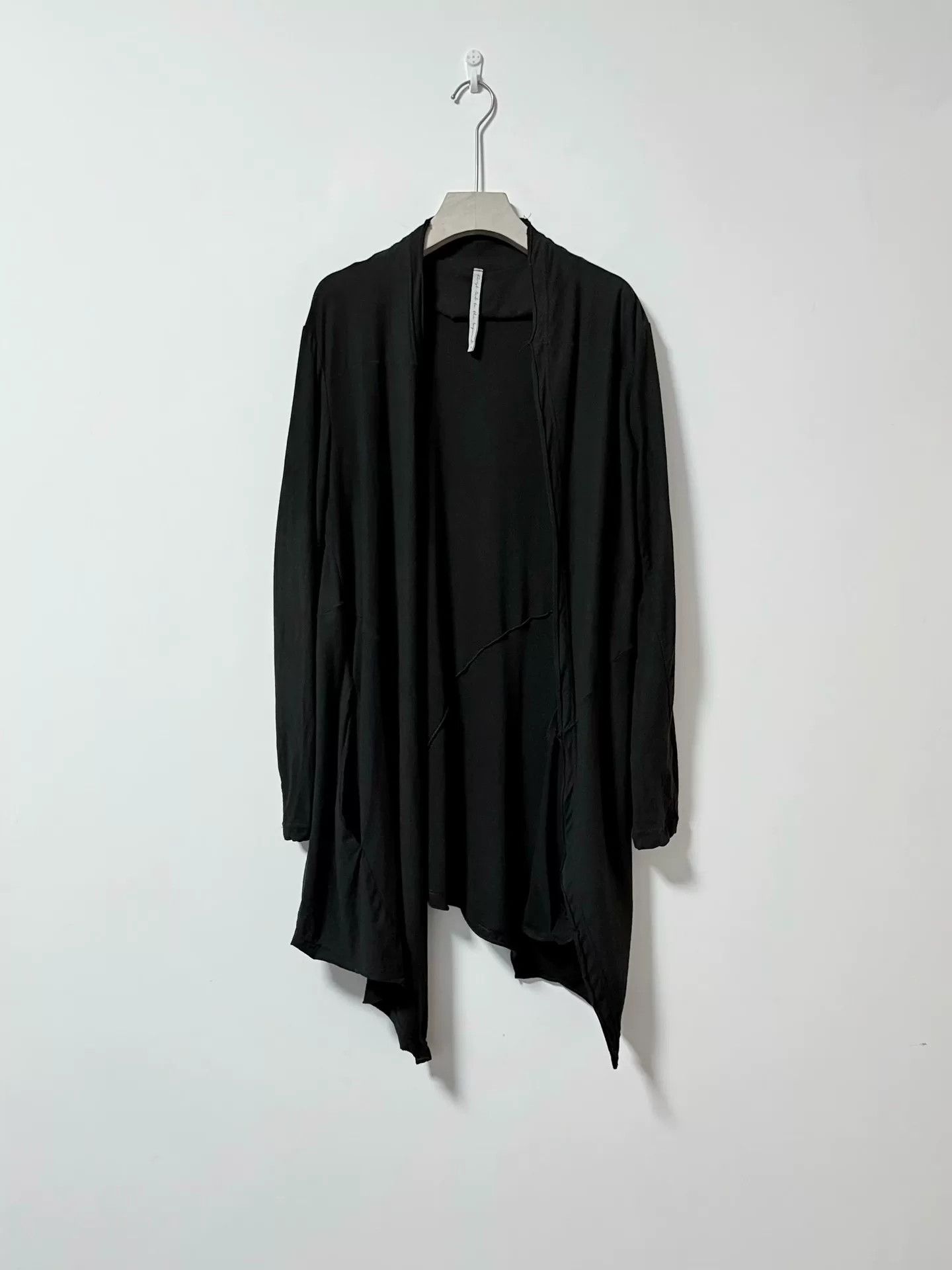 First Aid To The Injured Black Asymmetrical Edge Hoodie Cardigan Size US L / EU 52-54 / 3 - 1 Thumbnail