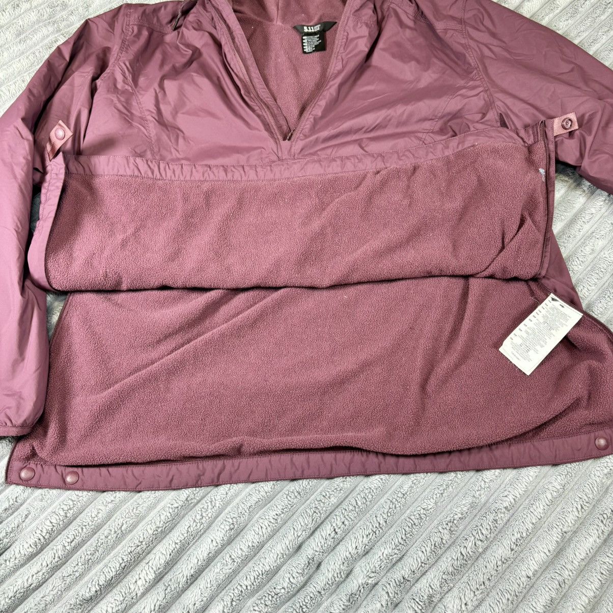 5.11 5.11 Tactical Women Jacket XL Violet Seacoast Anorak Logo Size XL / US 12-14 / IT 48-50 - 6 Thumbnail