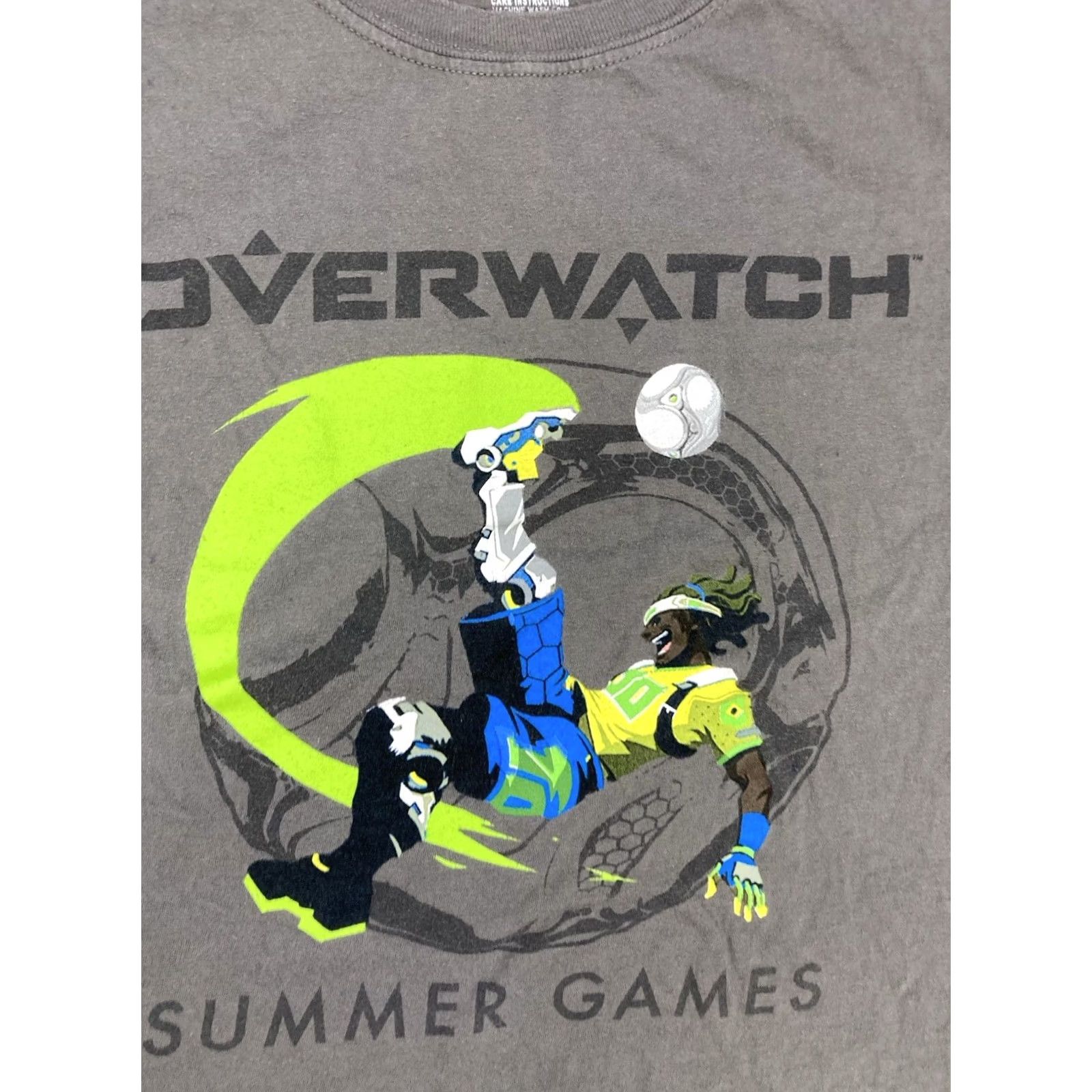 Vintage VINTAGE Blizzard Entertainment Overwatch Graphic T-shirt Men XL Gray Short Sleeve Size US XL / EU 56 / 4 - 2 Thumbnail