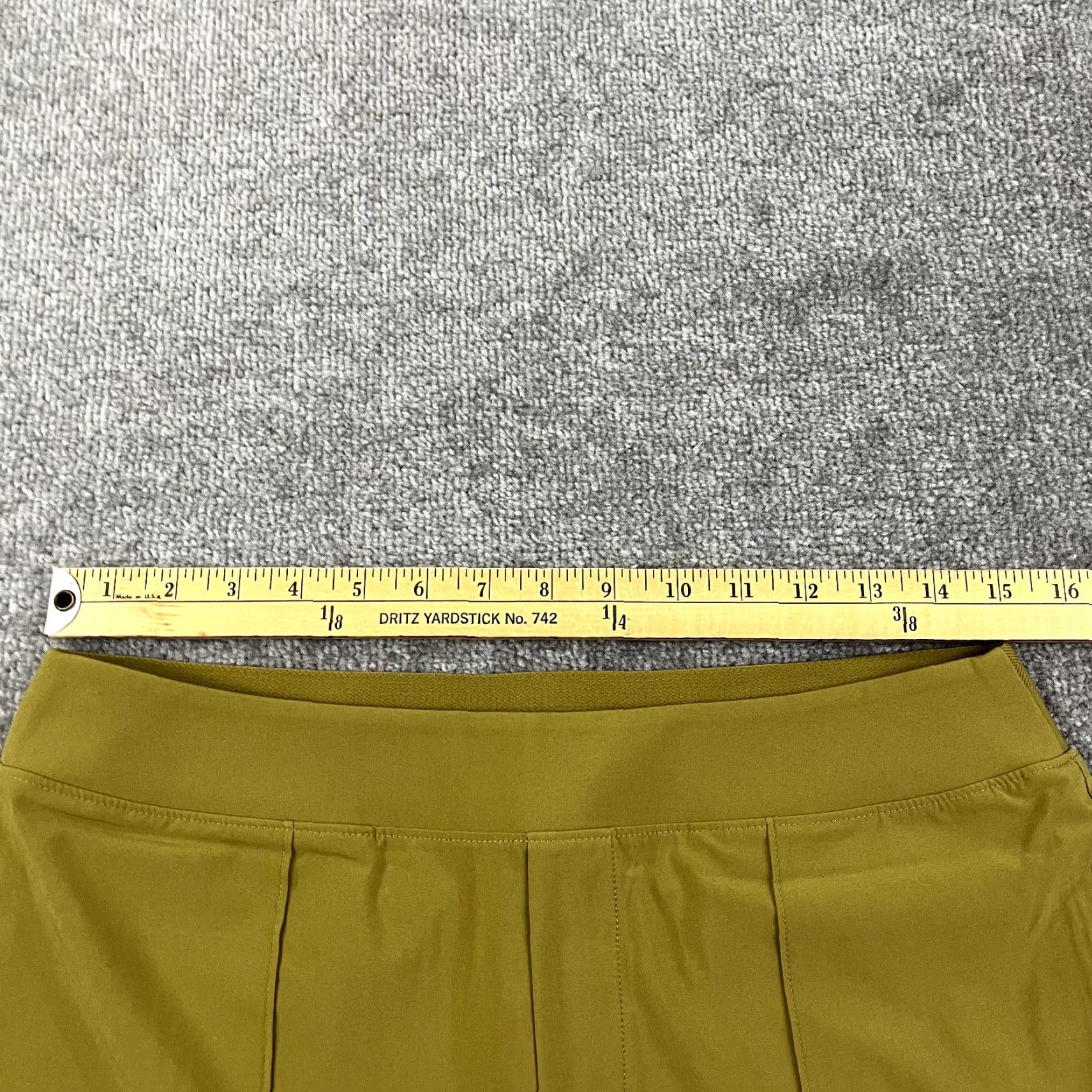 Athleta Athleta Pants Womens Size 10 Slim Gold Vienna Stretch Tapestry Pleated Solid Lifestyle Athleisure Size 32" / US 10 / IT 46 - 5 Thumbnail