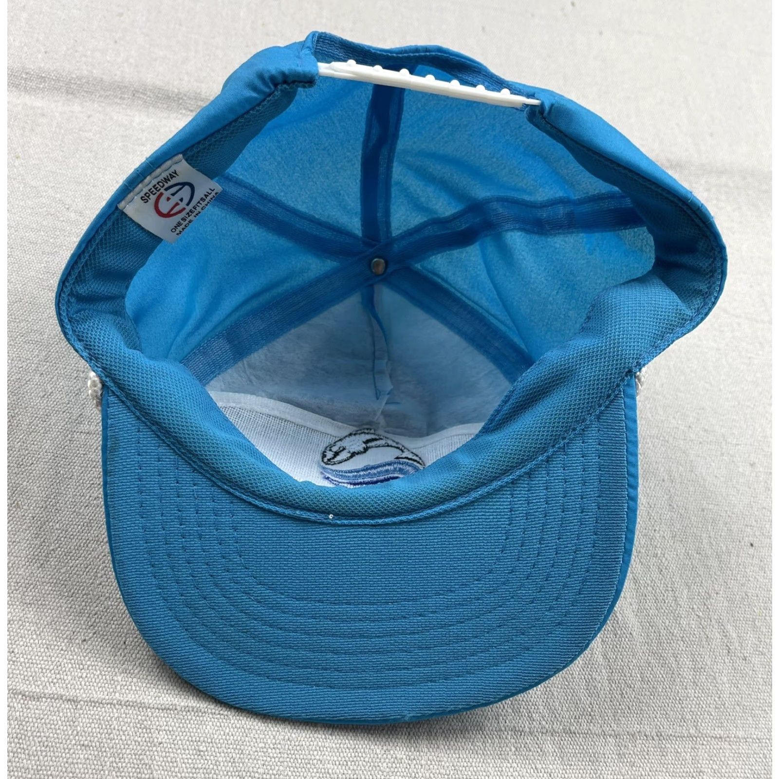 Vintage VINTAGE Speedway Trucker Hat Shamu Ocean Marine Life Blue Adjustable 90s Mens Size ONE SIZE - 5 Thumbnail