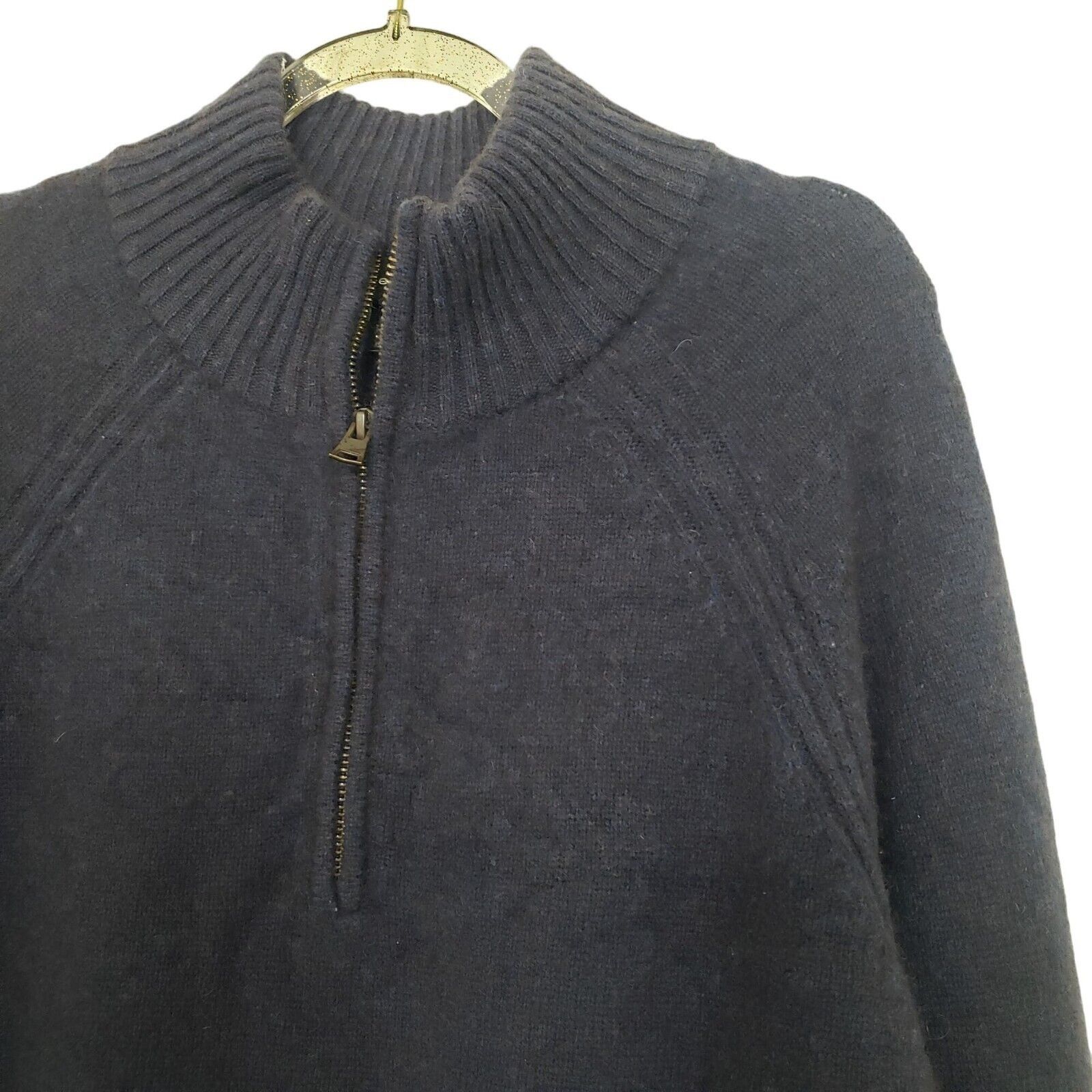 Vince Vince Yak Merino Wool 1/4 Zip Sweater Mens Size XL Blue Knit Size US XL / EU 56 / 4 - 2 Thumbnail